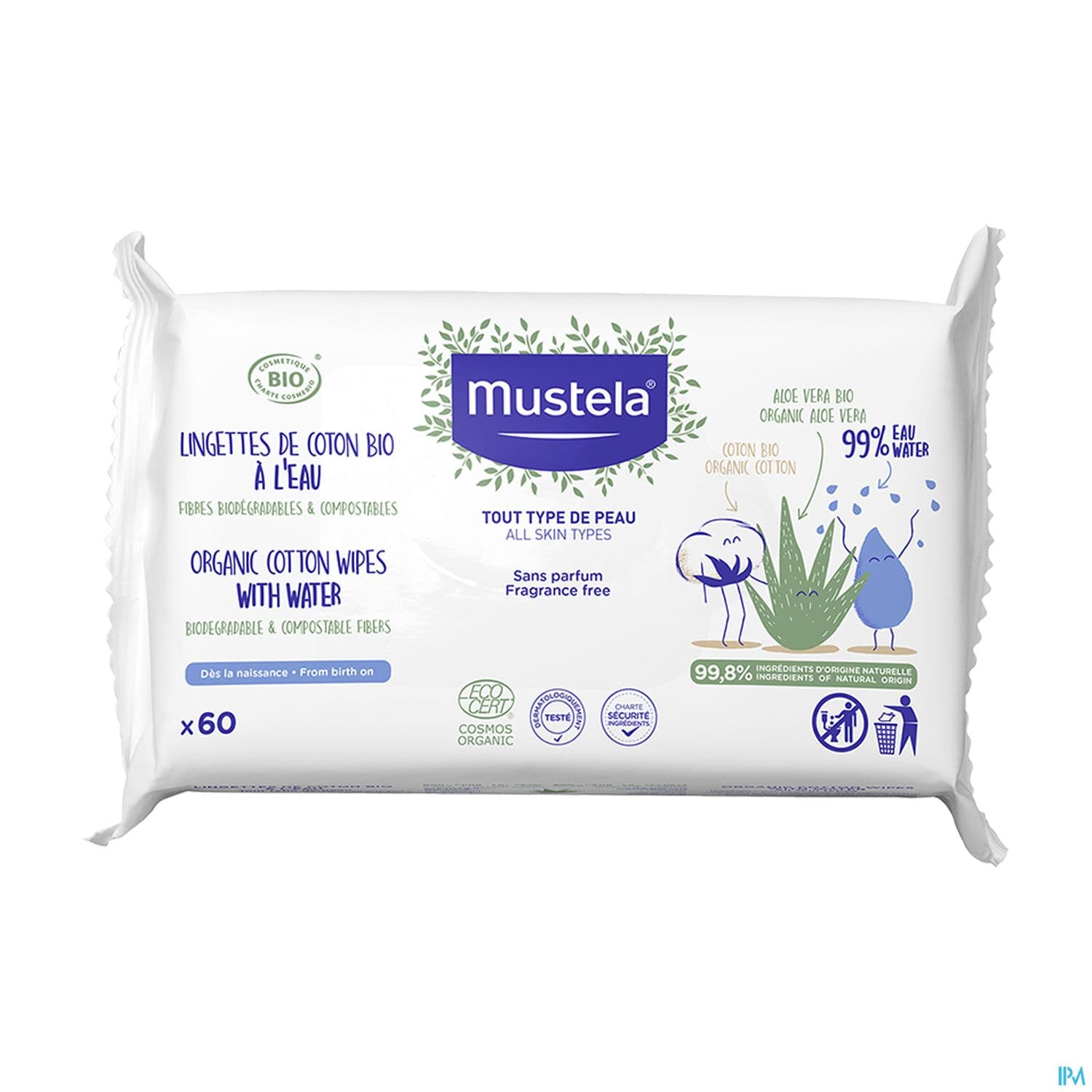 MUSTELA BB LINGET EAU BIO 60 — Pharmacie porte de la villette