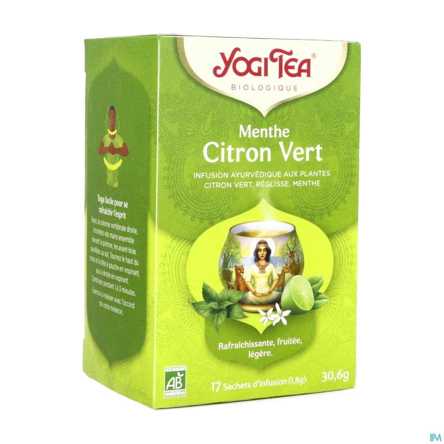 Yogi Tea Menthe Citron Vert Bio Infusette 2g 17