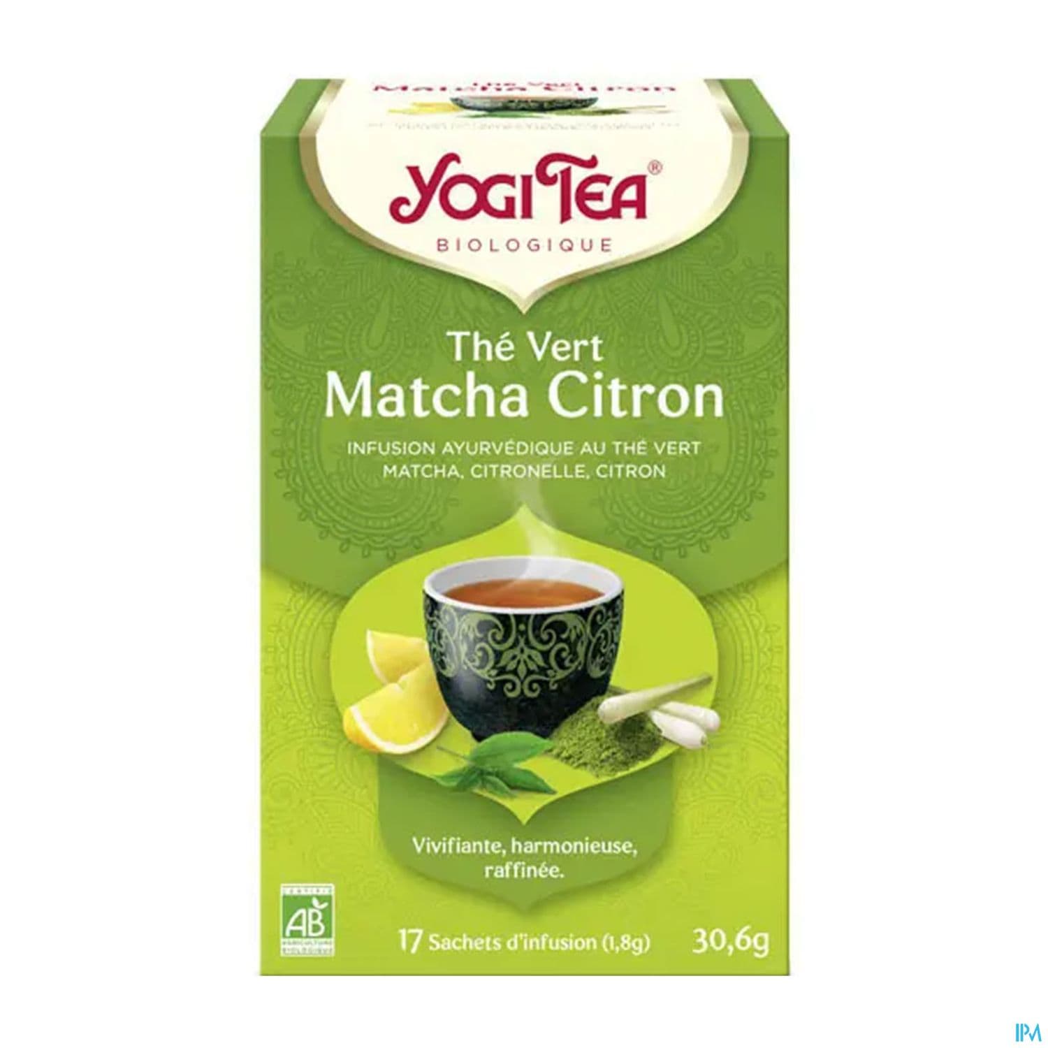 Yogi Tea The Vert Matcha Citron Bio Infusette 2g 17
