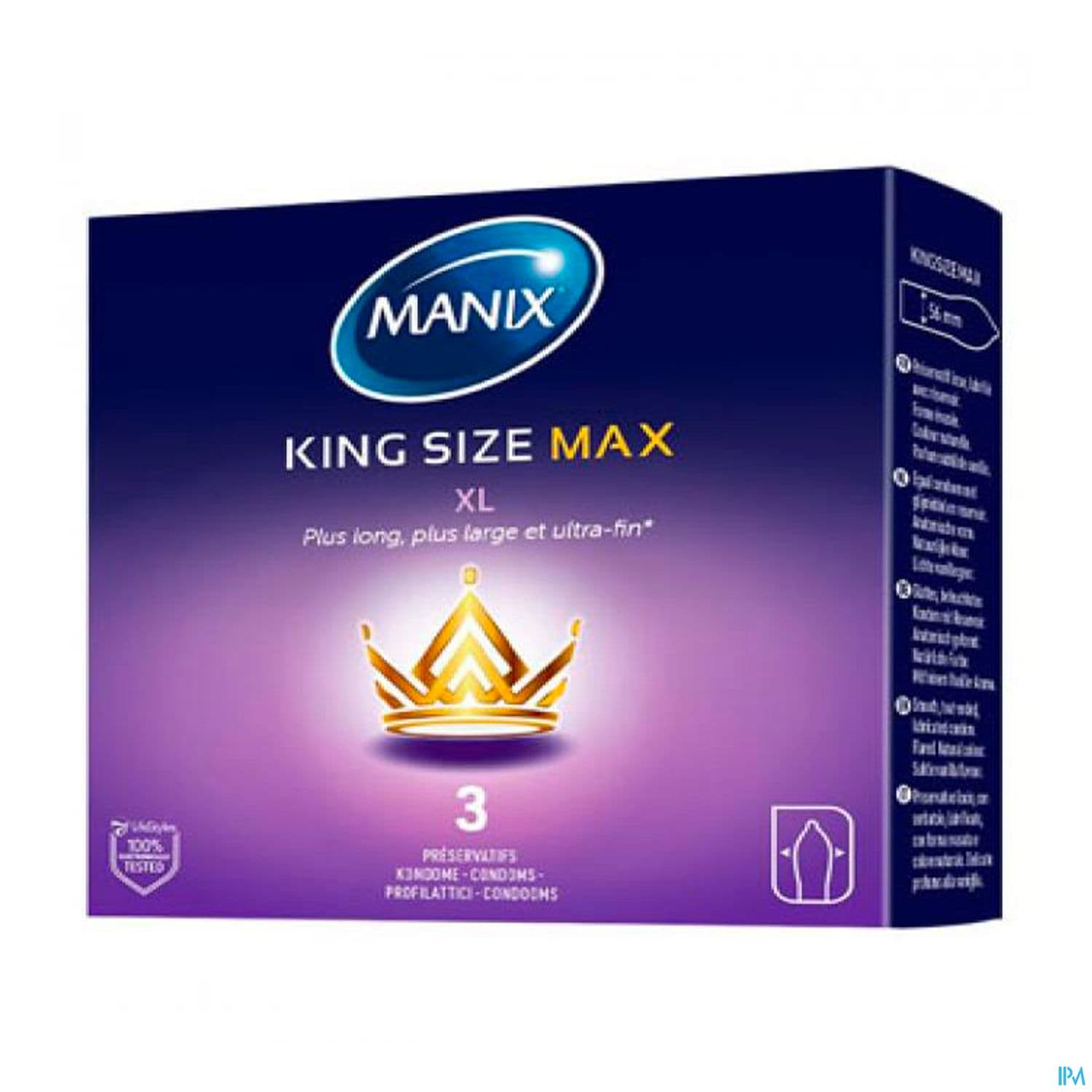 Manix King Size Max Preservatif 3