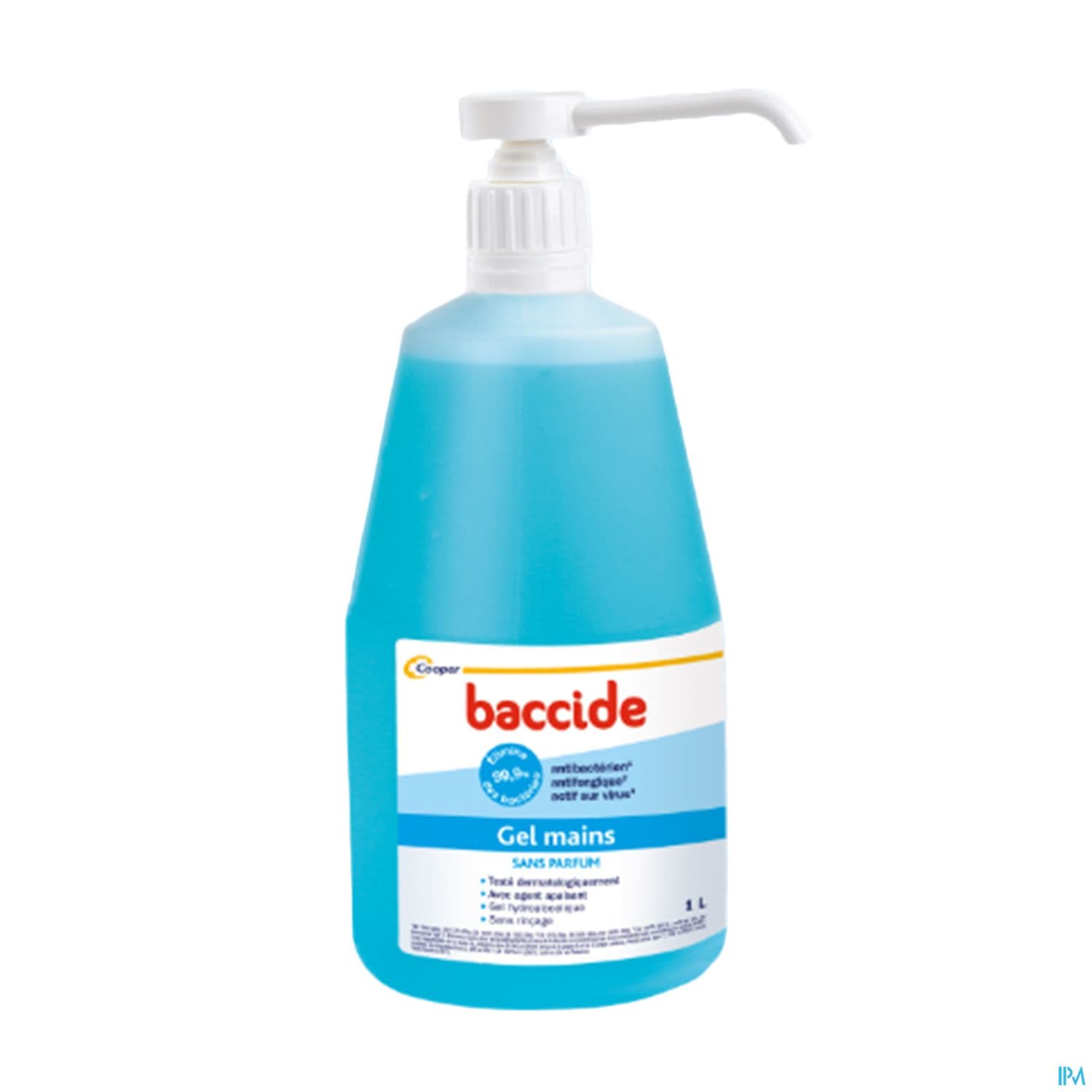 Cooper Baccide Gel Sans Rincage Mains Bleu 1l