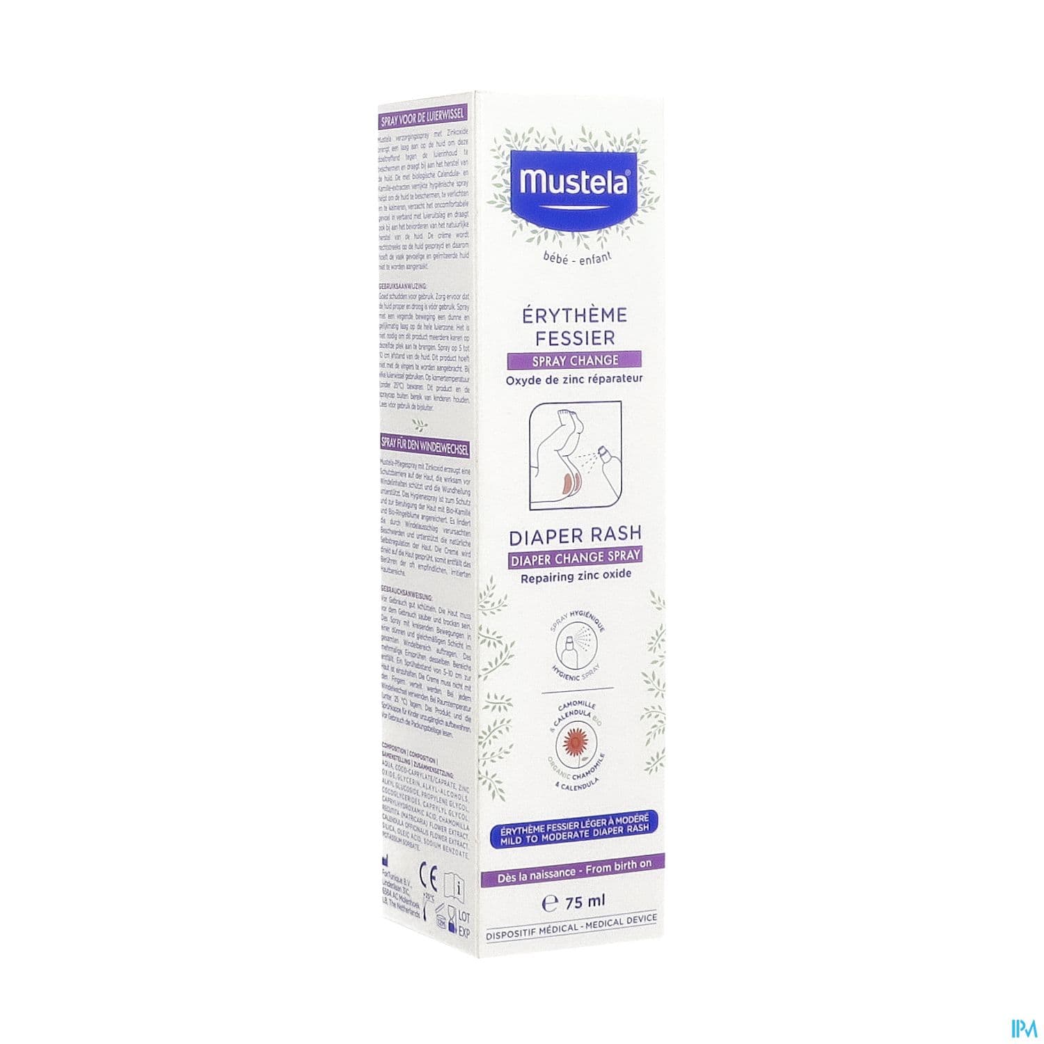 Mustela Bebe Enfant Erytheme Fessier Spray Change 75ml — Pharmacie de la Mairie Montataire