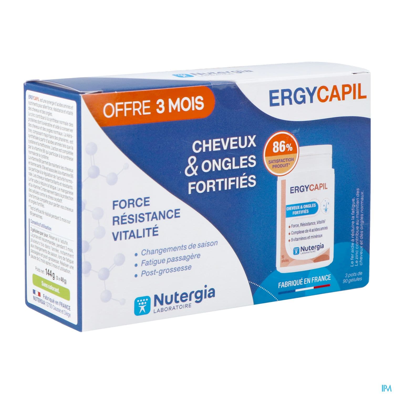 ERGYCAPIL GELULE 3X90