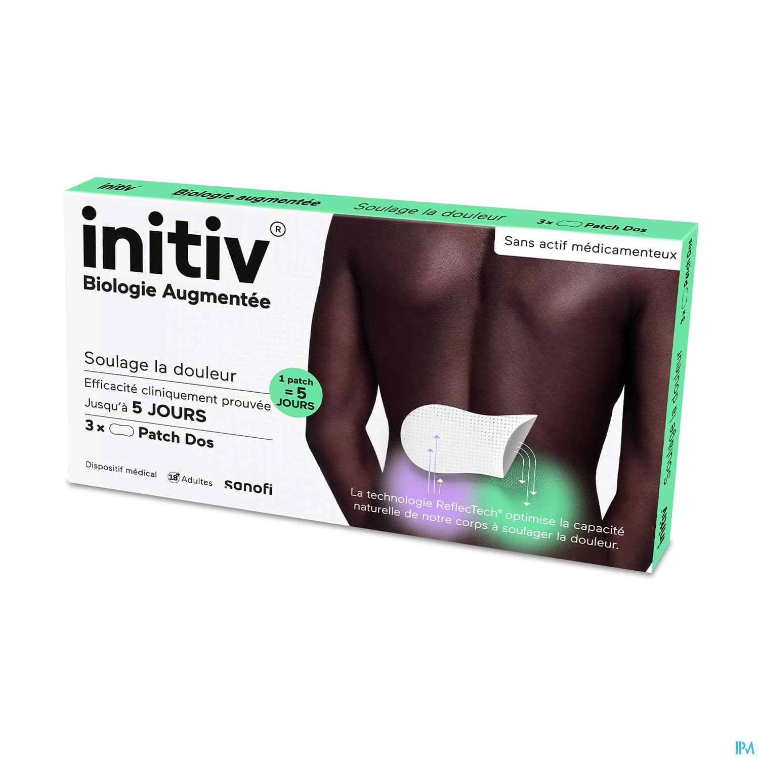 Initiv Patch Antidouleur Dos X3