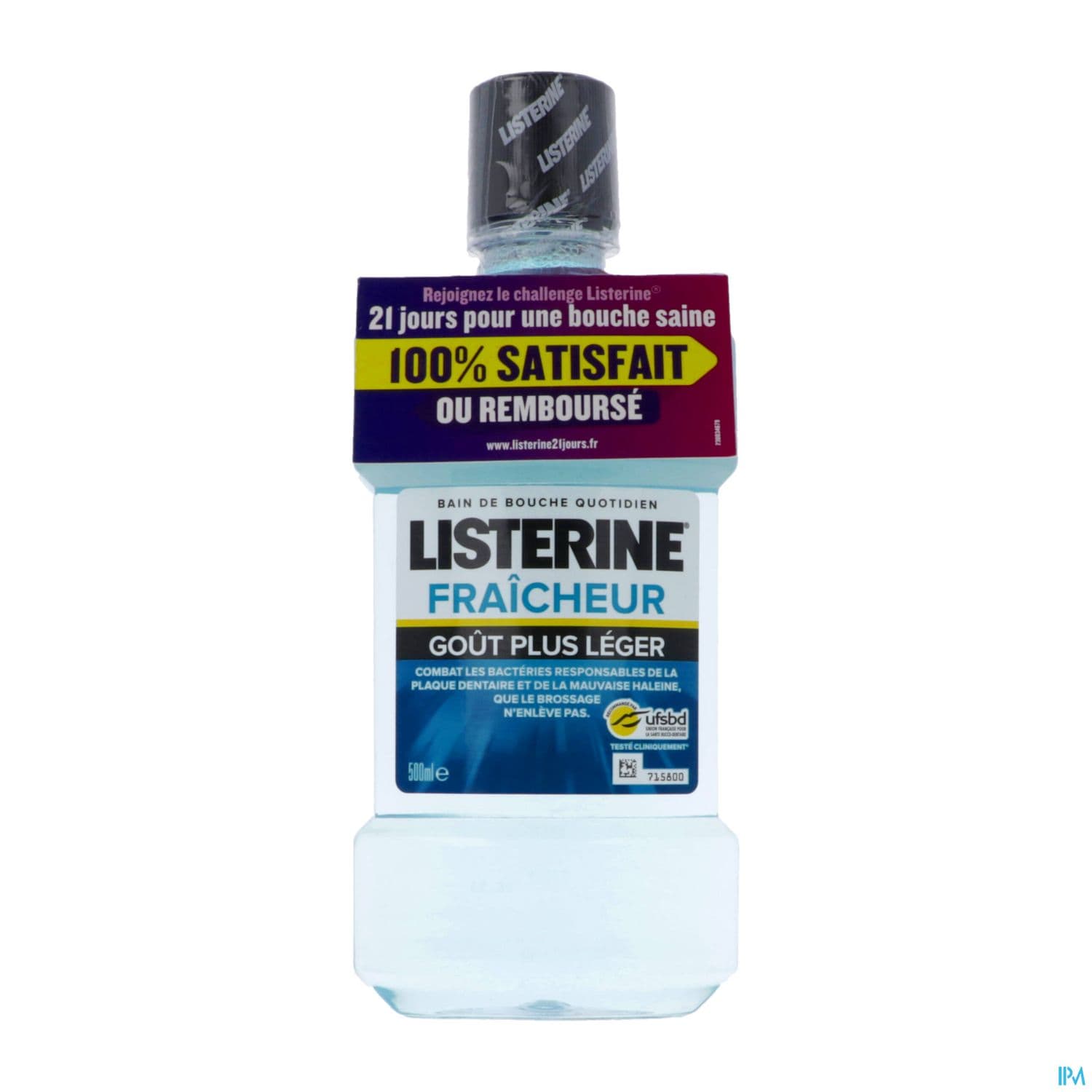 Listerine Fraicheur Bain De Bouche Gout Plus Leger 500ml