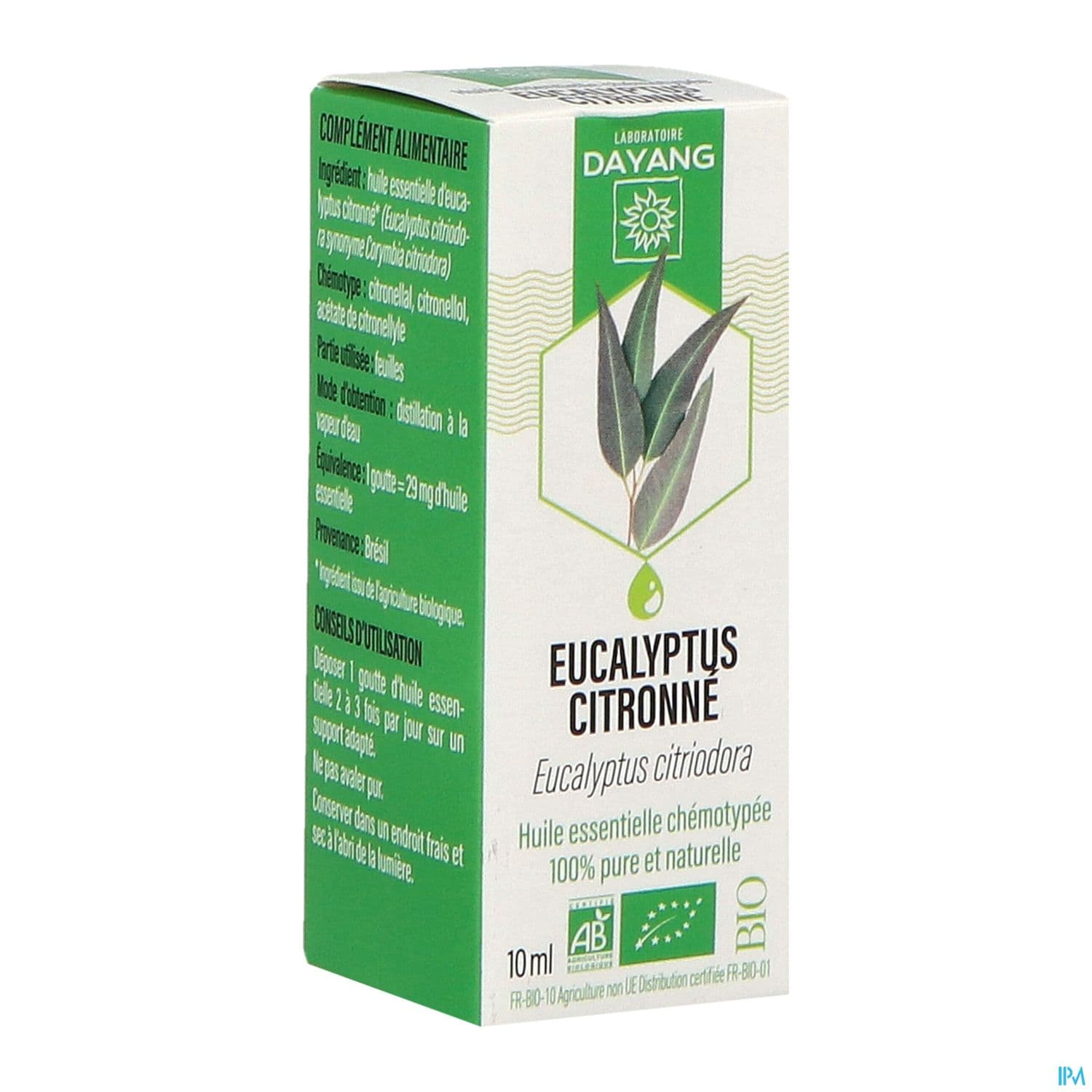 DAYANG EUCALYPTUS CITR HE BIO 10ML — Pharmacie Boulogne Print