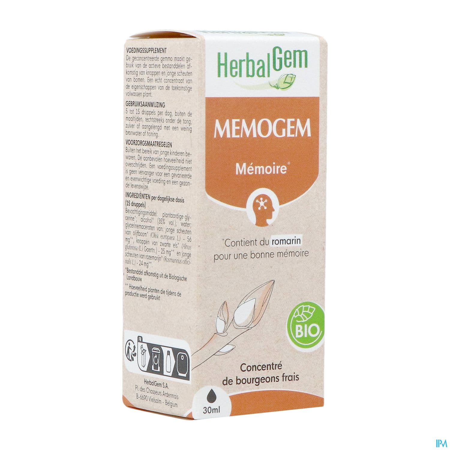 Herbalgem Memogem Gc10 Memoire Bio 30ml
