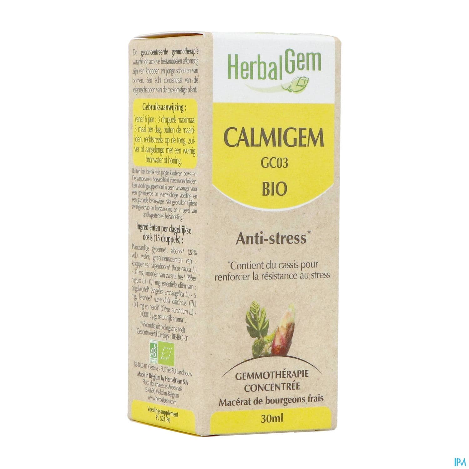 Herbalgem Calmigem Gc03 Antistress Bio 30ml — PHARMACIE DE LA GARE Nancy