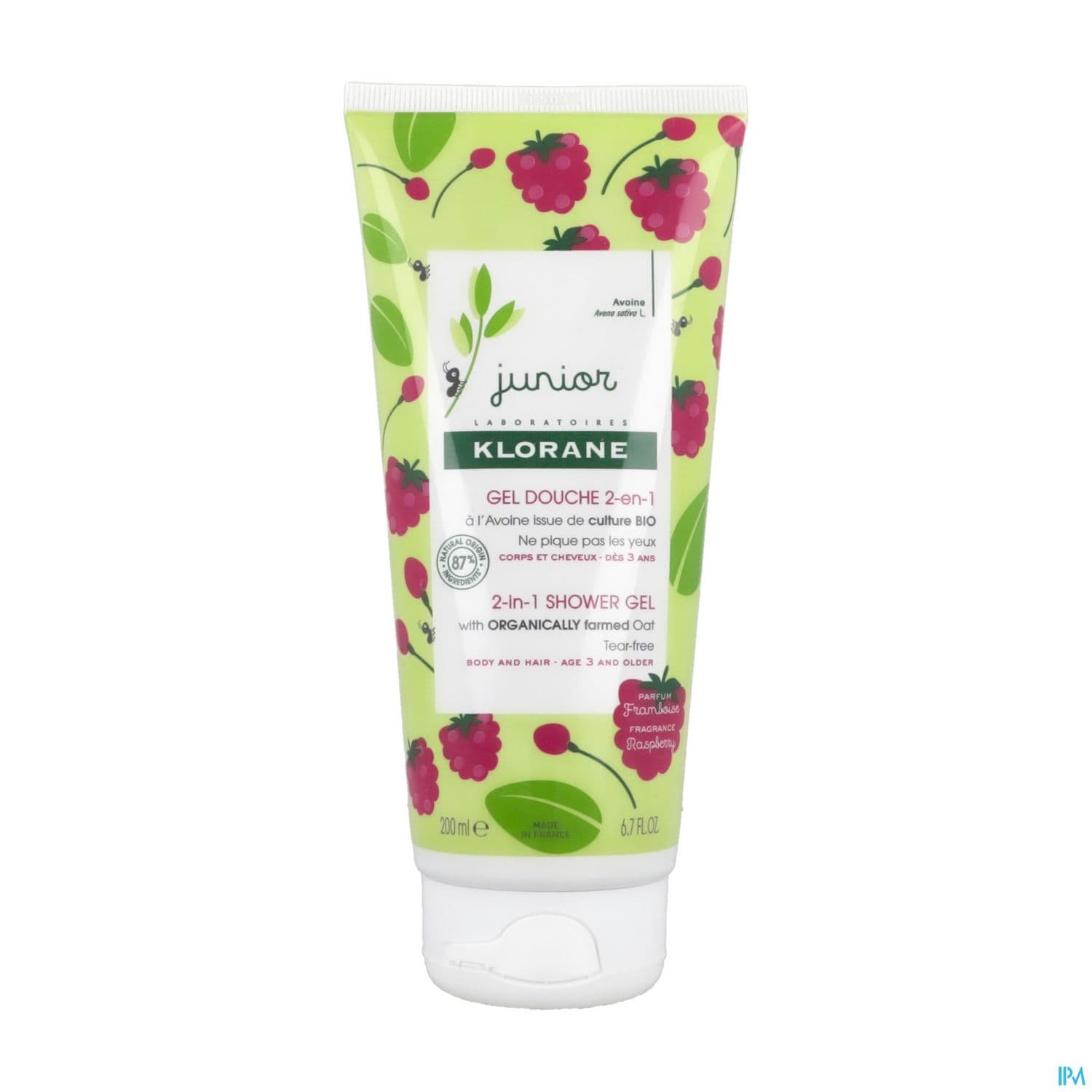 KLORANE JUNIOR GEL DCH FRAMB200ML — Pharmacie Pharmavance Puteaux