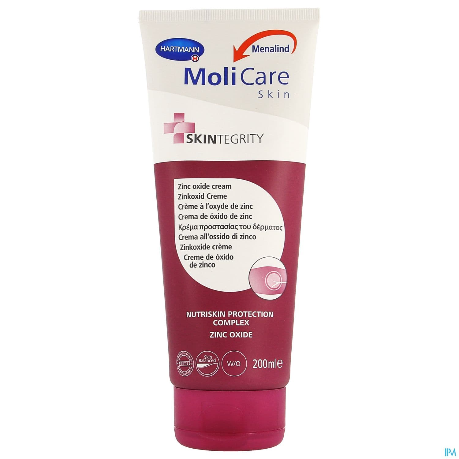 Hartmann Molicare Skin Creme Oxyde Zinc 200ml