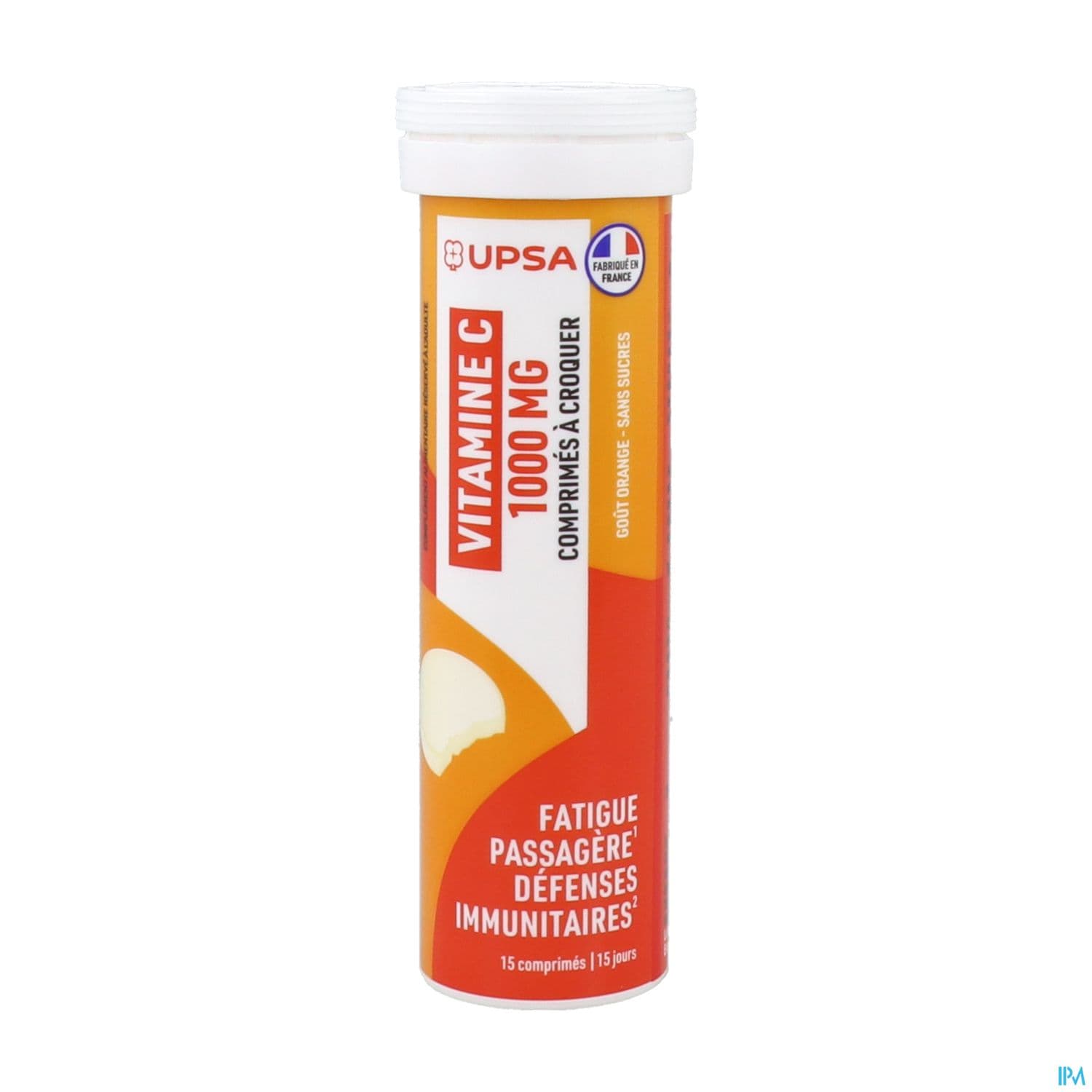 VIT C 1000MG UPSA CPR A CROQUER 15