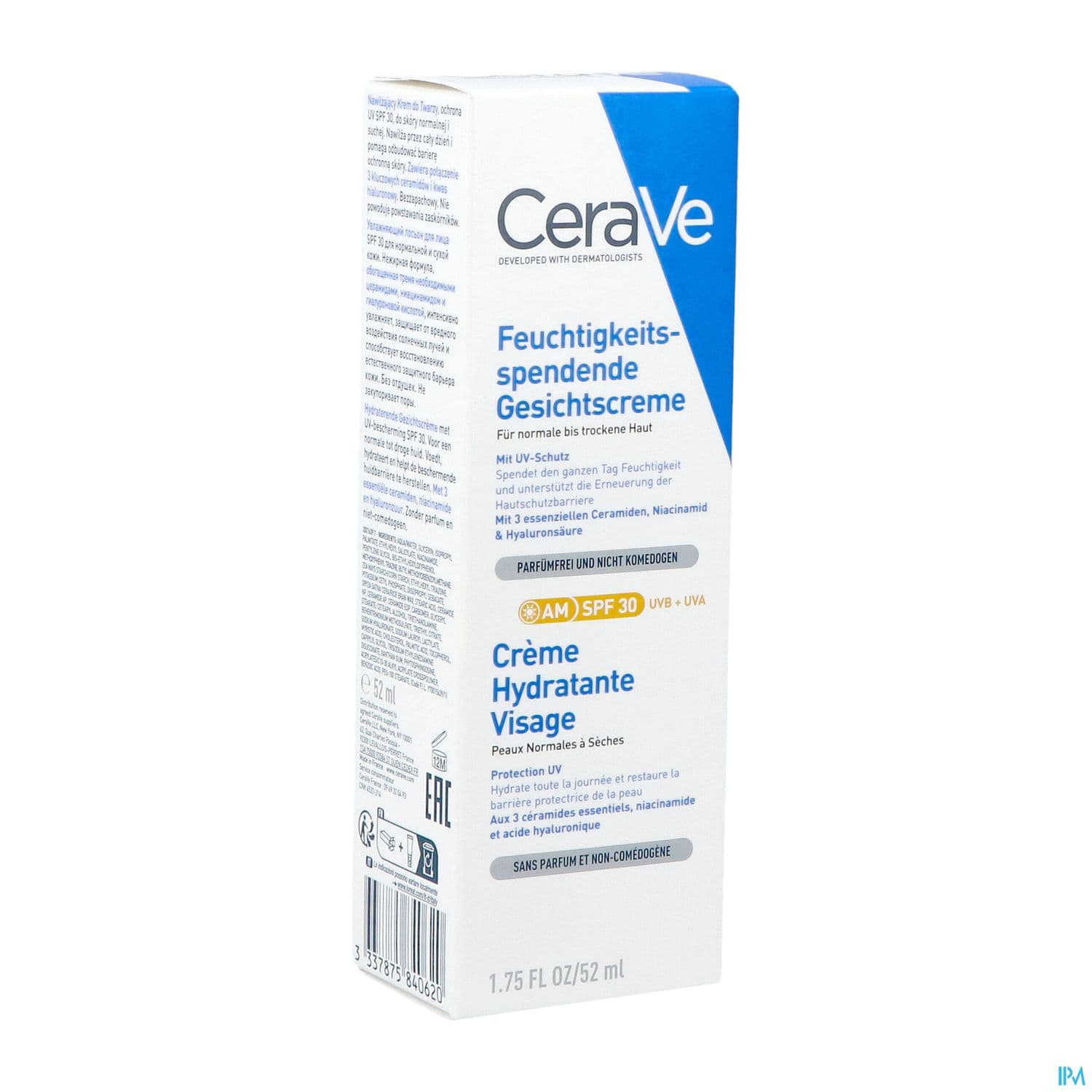 CERAVE CR HYDR VIS SPF30 JOUR 52ML