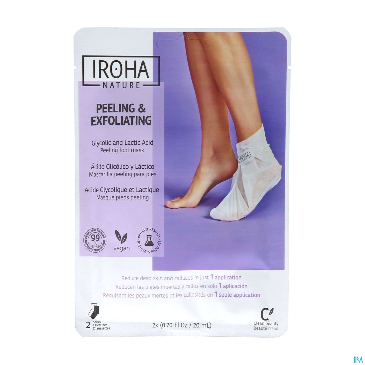 IROHA MASQ CHAUSS EXFOLIANT X2