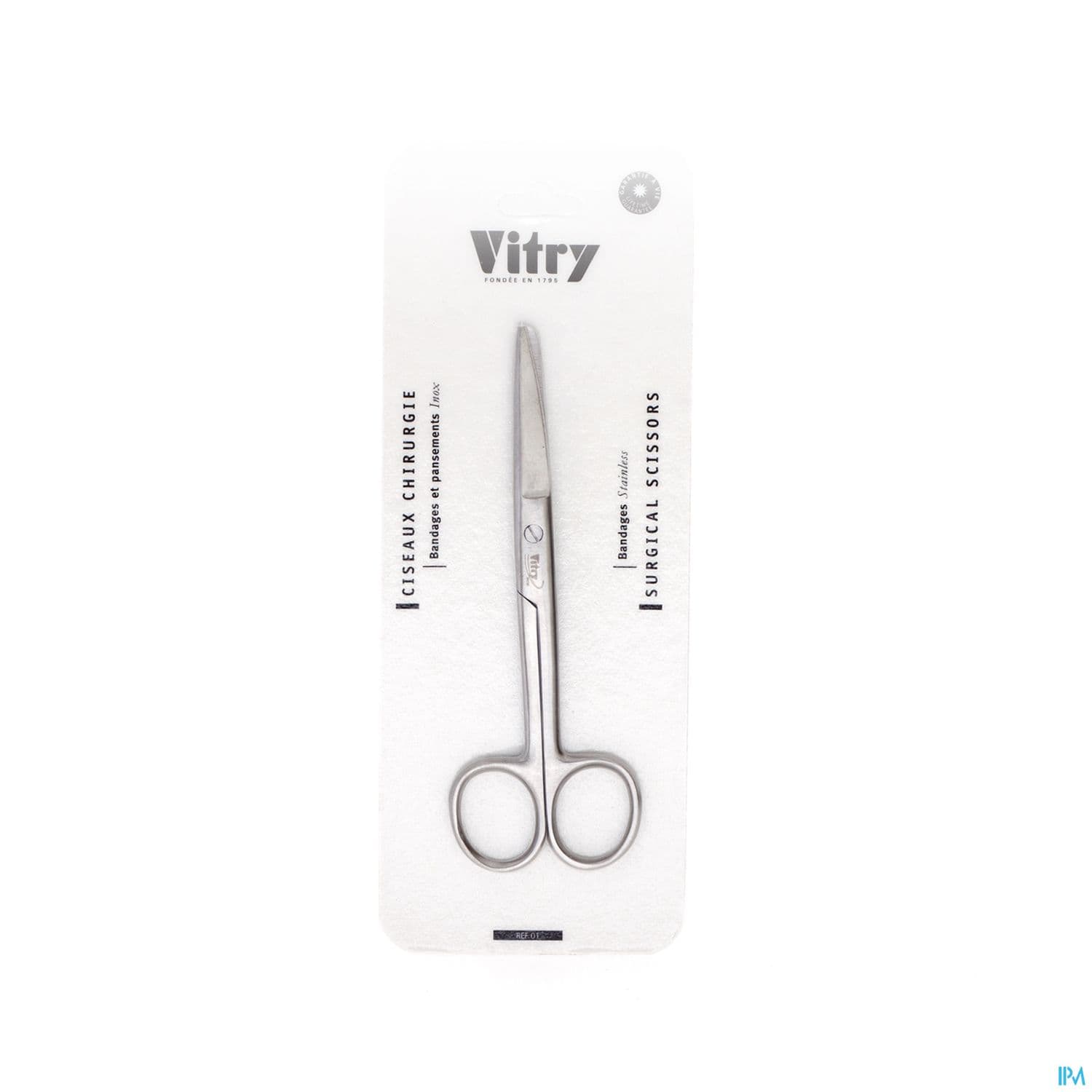 Vitry Ciseaux Bandage Pansement Inox Mat