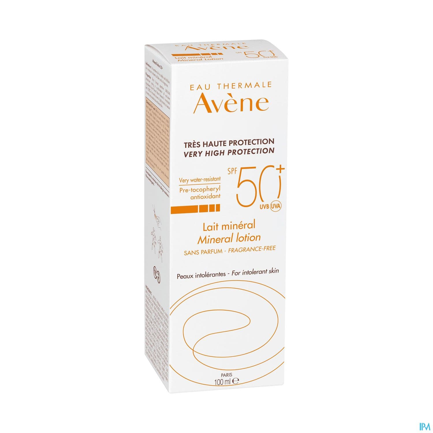 Eau Thermale Avene Solaire Lait Mineral Spf50+ 100ml