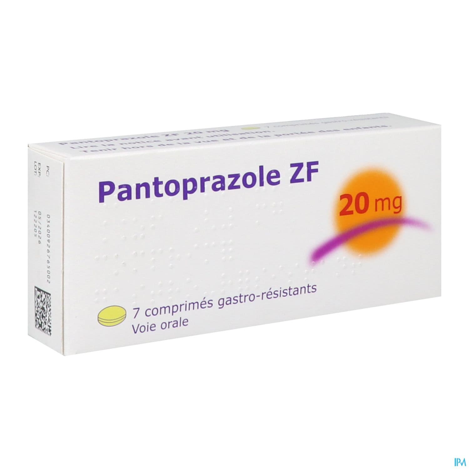 PANTOPRAZOLE 20MG ZF CPR 7 — Pharmacie de Paris - Porte de Champerret