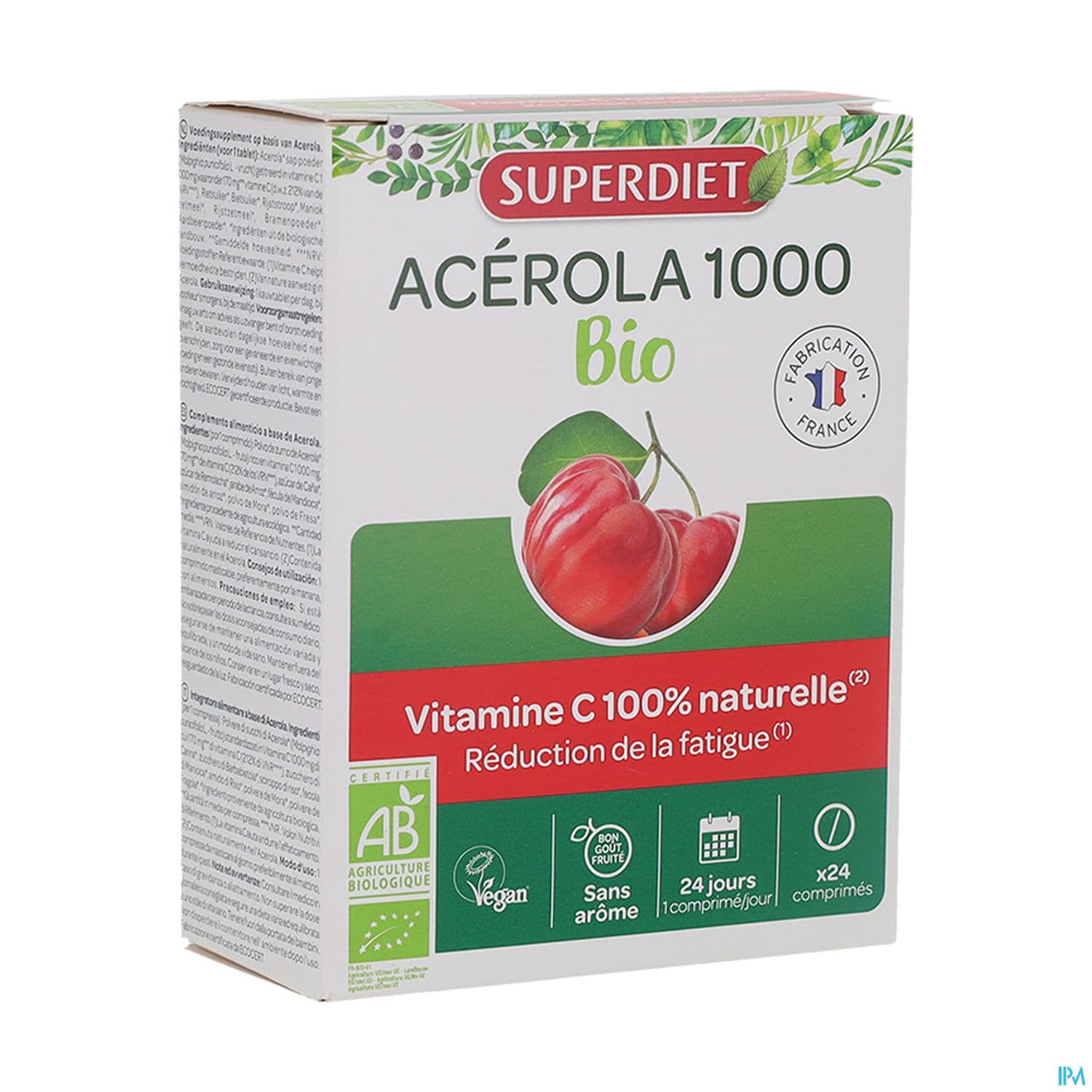 SUPERDIET ACEROLA 1000 BIO CPR24