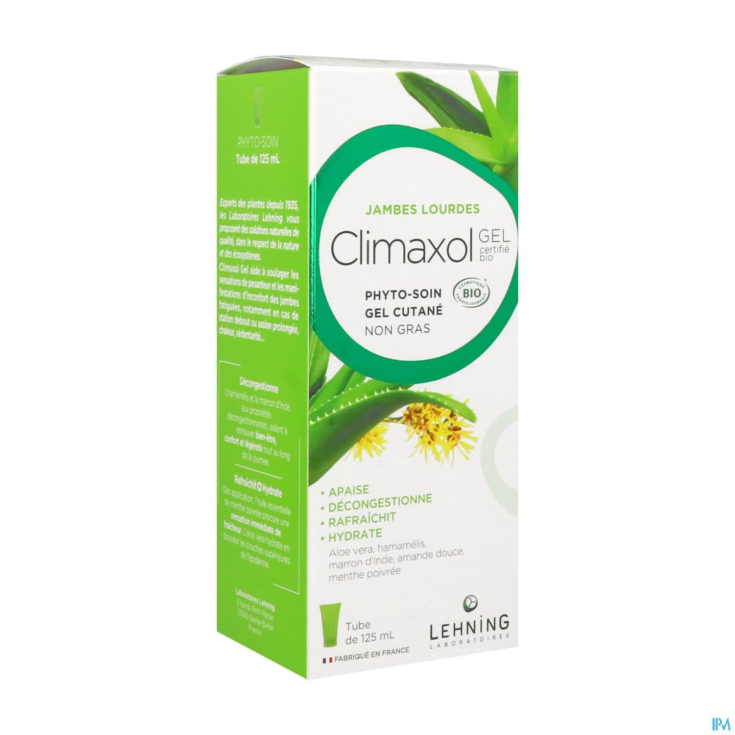 CLIMAXOL GEL JAMBE LOURDE BIO125ML — Pharmacie du Carrefour - Bourg-en-Bresse