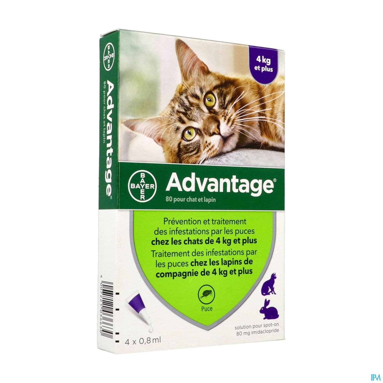 ADVANTAGE-80 CHAT/LAPIN PIPET 4 — Pharmacie Lafayette Bordeaux