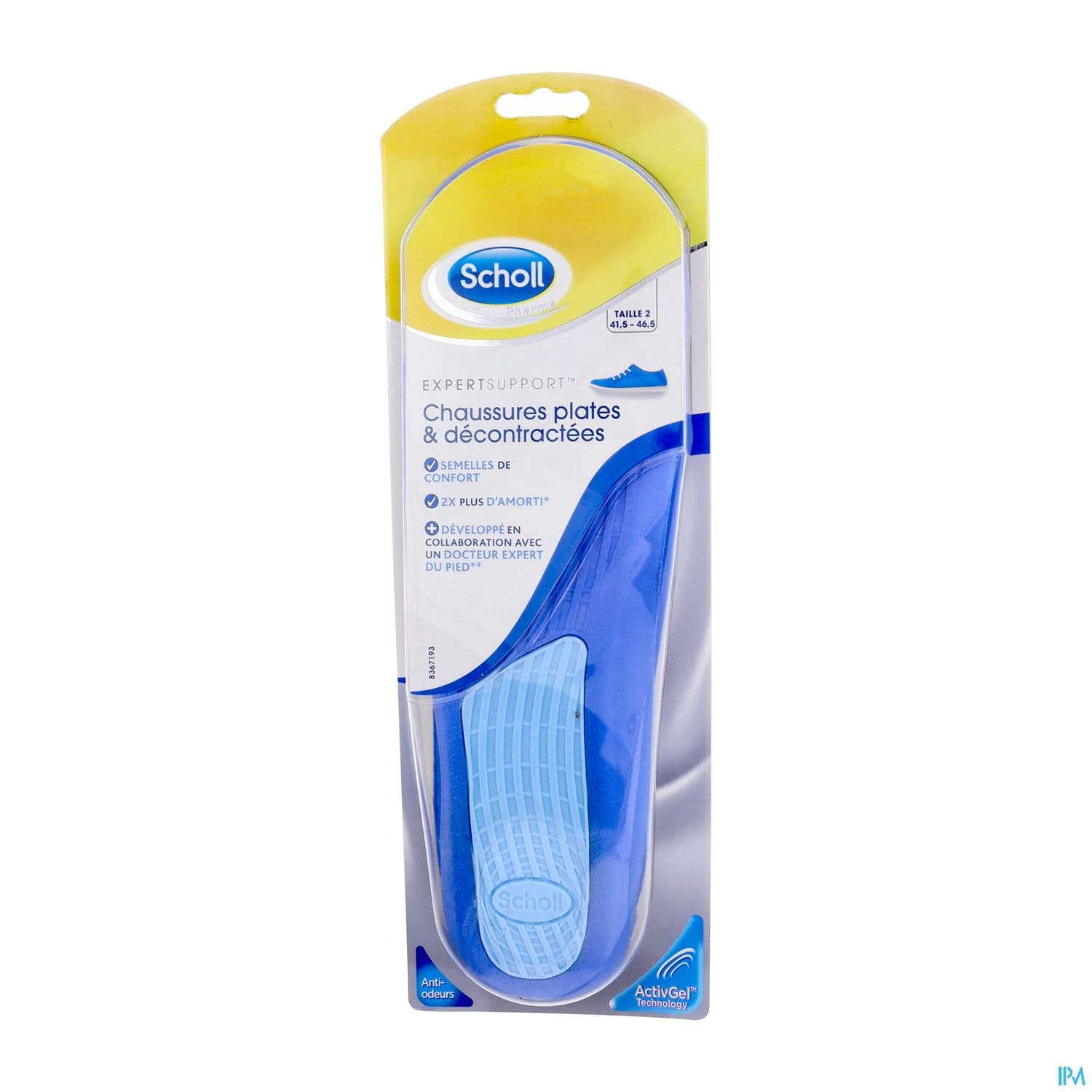SCHOLL SEMELLE DECONTRACT T2