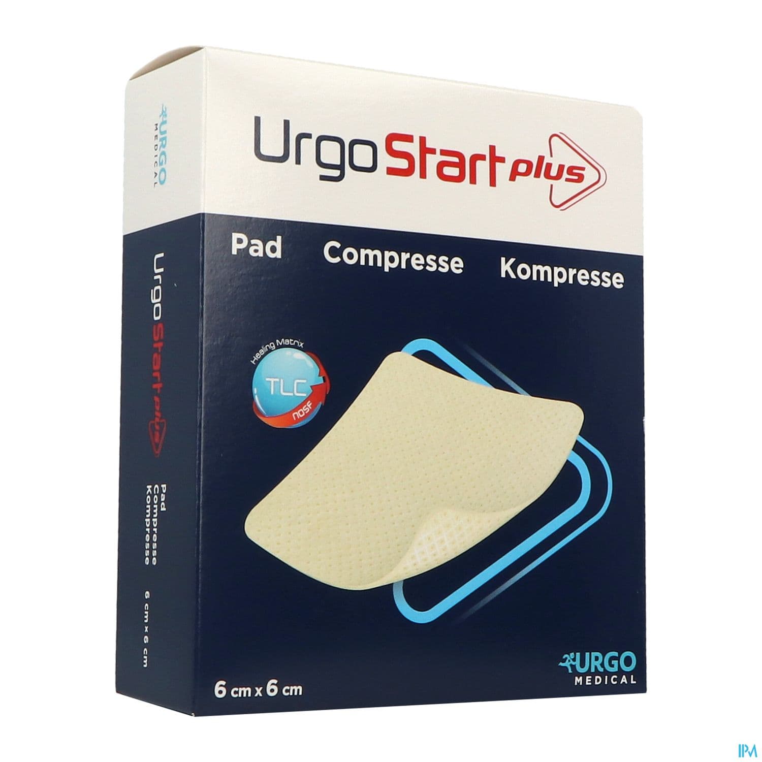 URGOSTART PLUS COMPRESS 6X6CM 16