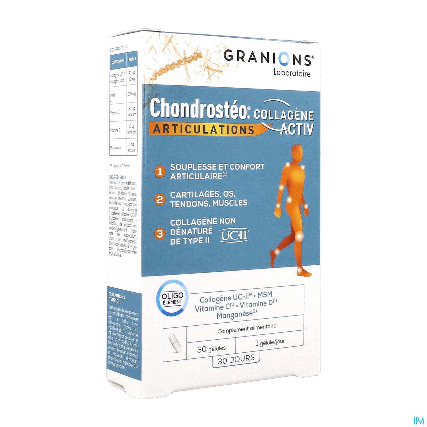 Granions Chondrosteo+ Collagene Activ Gelule 30