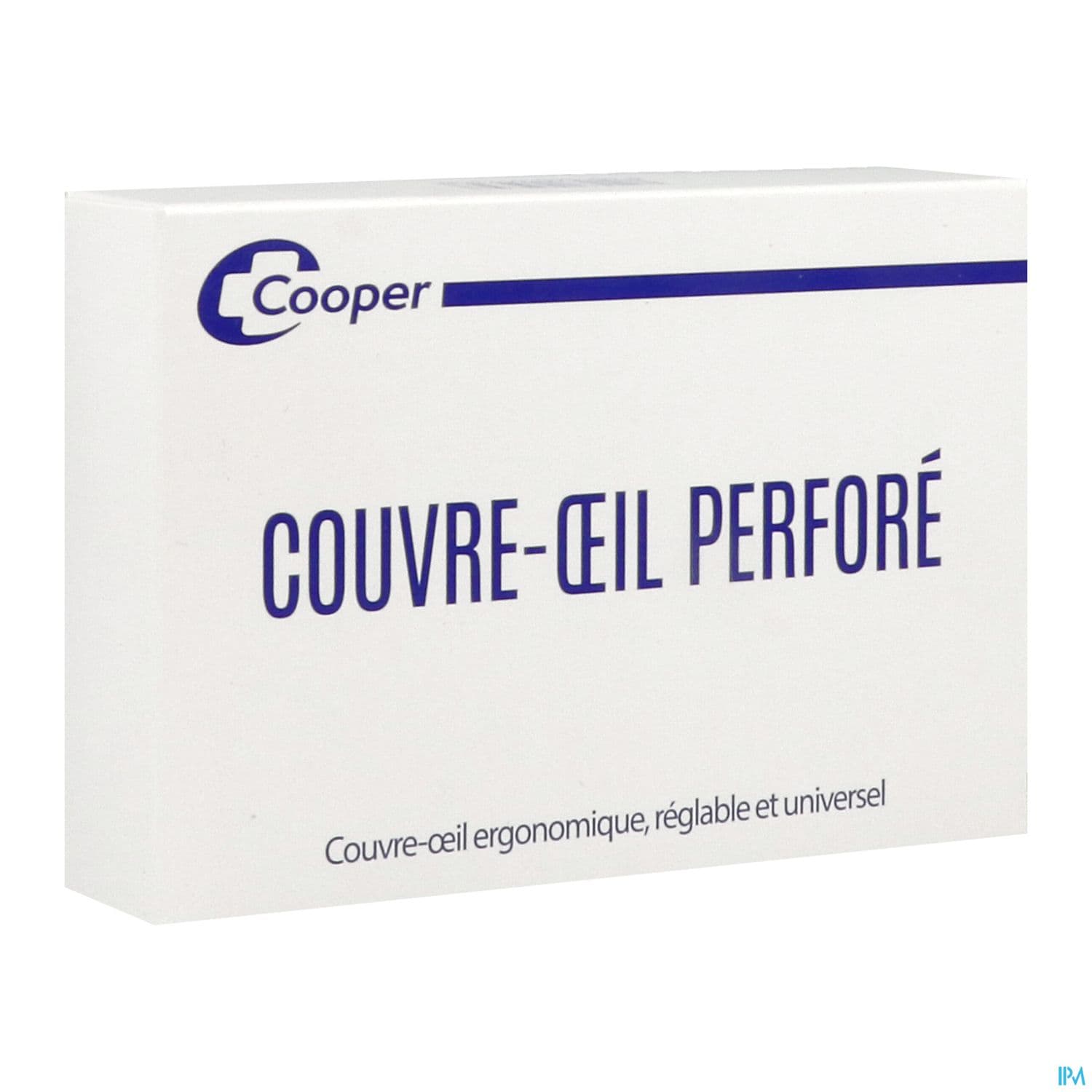 Pratic Couvre Oeil Perfore Rhodoid Plastique Blanc