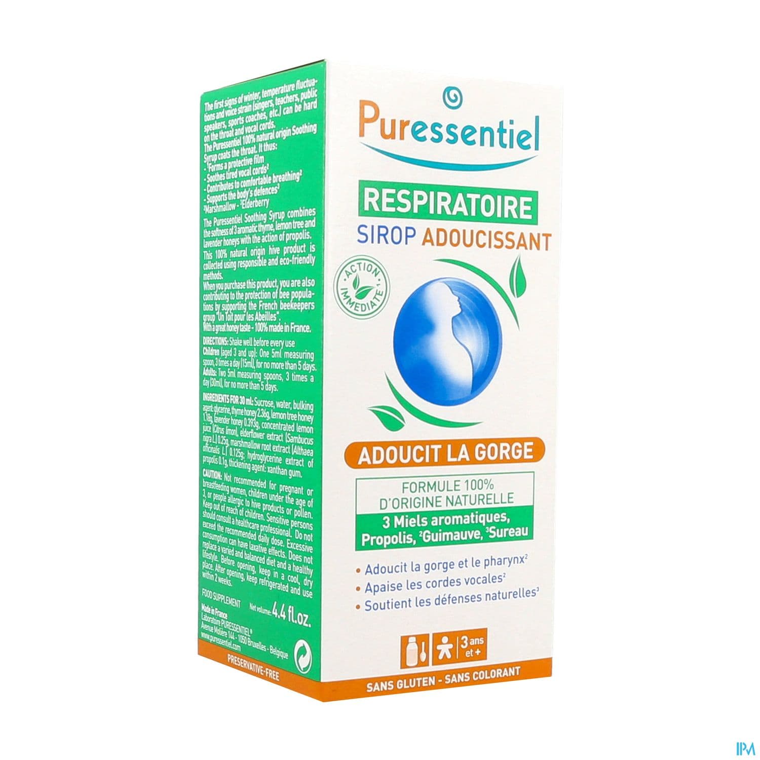PURESSENTIEL RESP SIROP ADOUC125ML