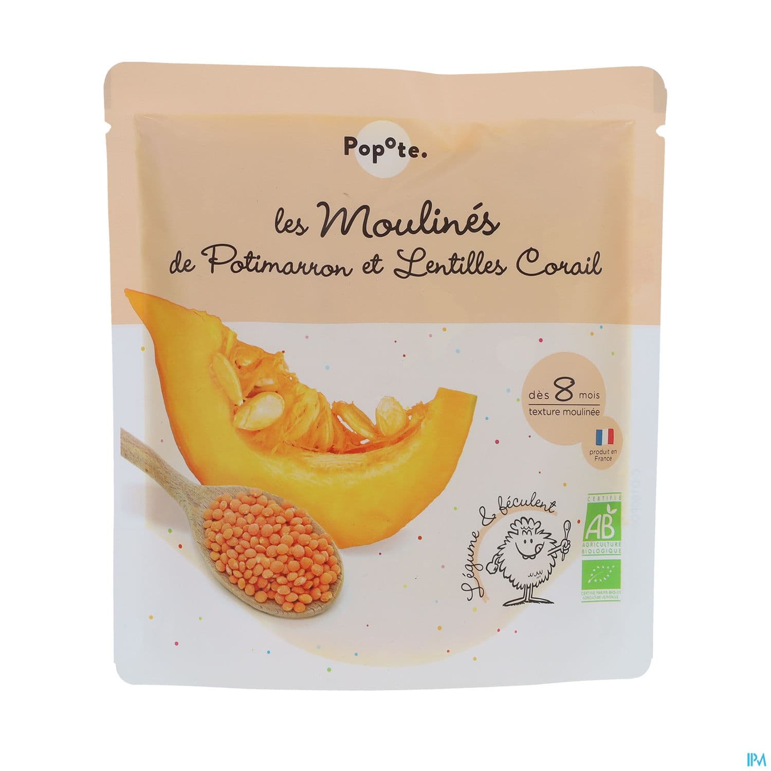 POPOTE PUREE POTIMAR/LENTIL 180G