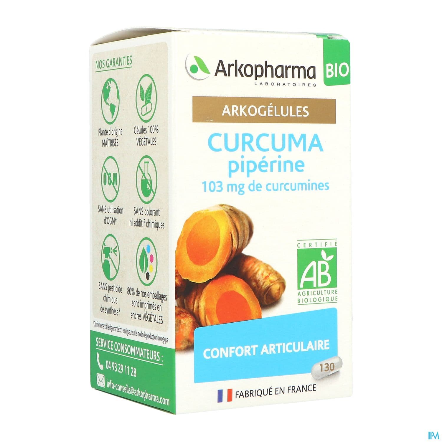 Arkogelules Curcuma Bio Caps 130