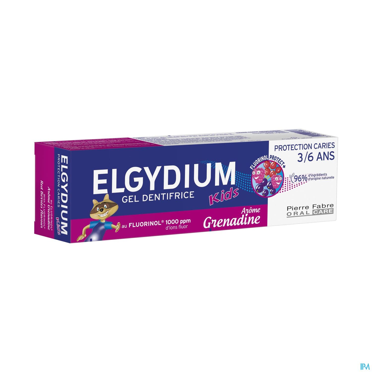 Elgydium Kids Protection Caries Gel Dentifrice Grenadine 50ml X2 Reformulation