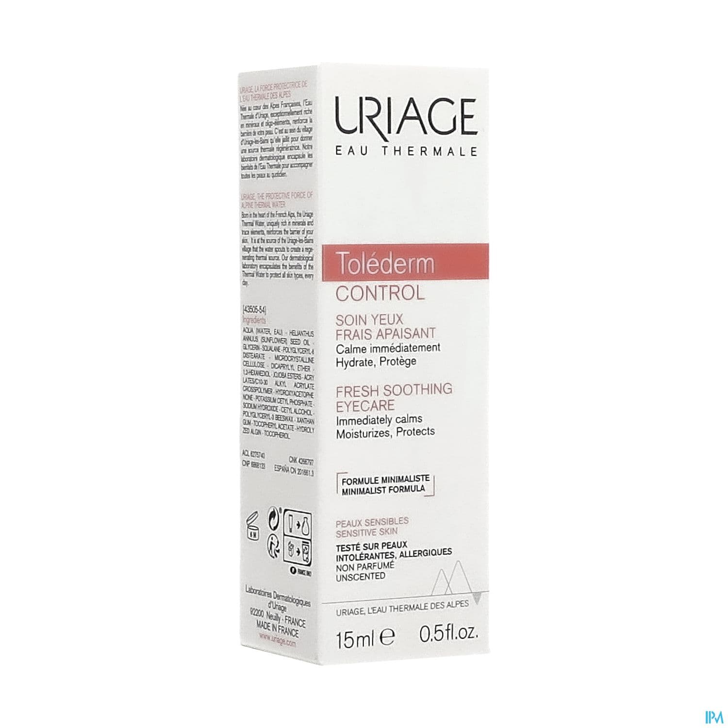 URIAGE TOLEDERM CONTROL YEUX 15ML