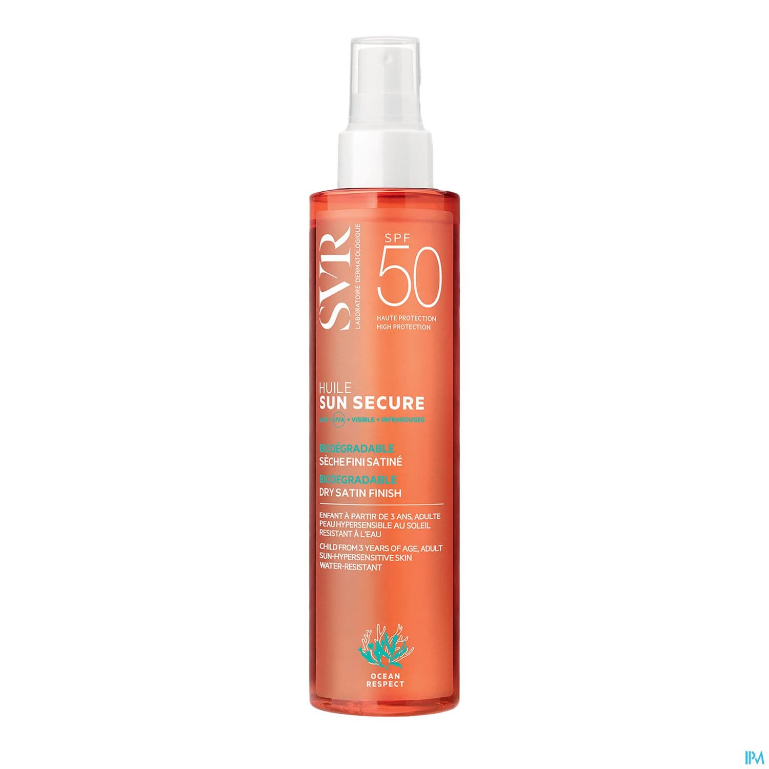 Svr Sun Secure Huile Seche Fini Satine Spf50+ Spray 200ml
