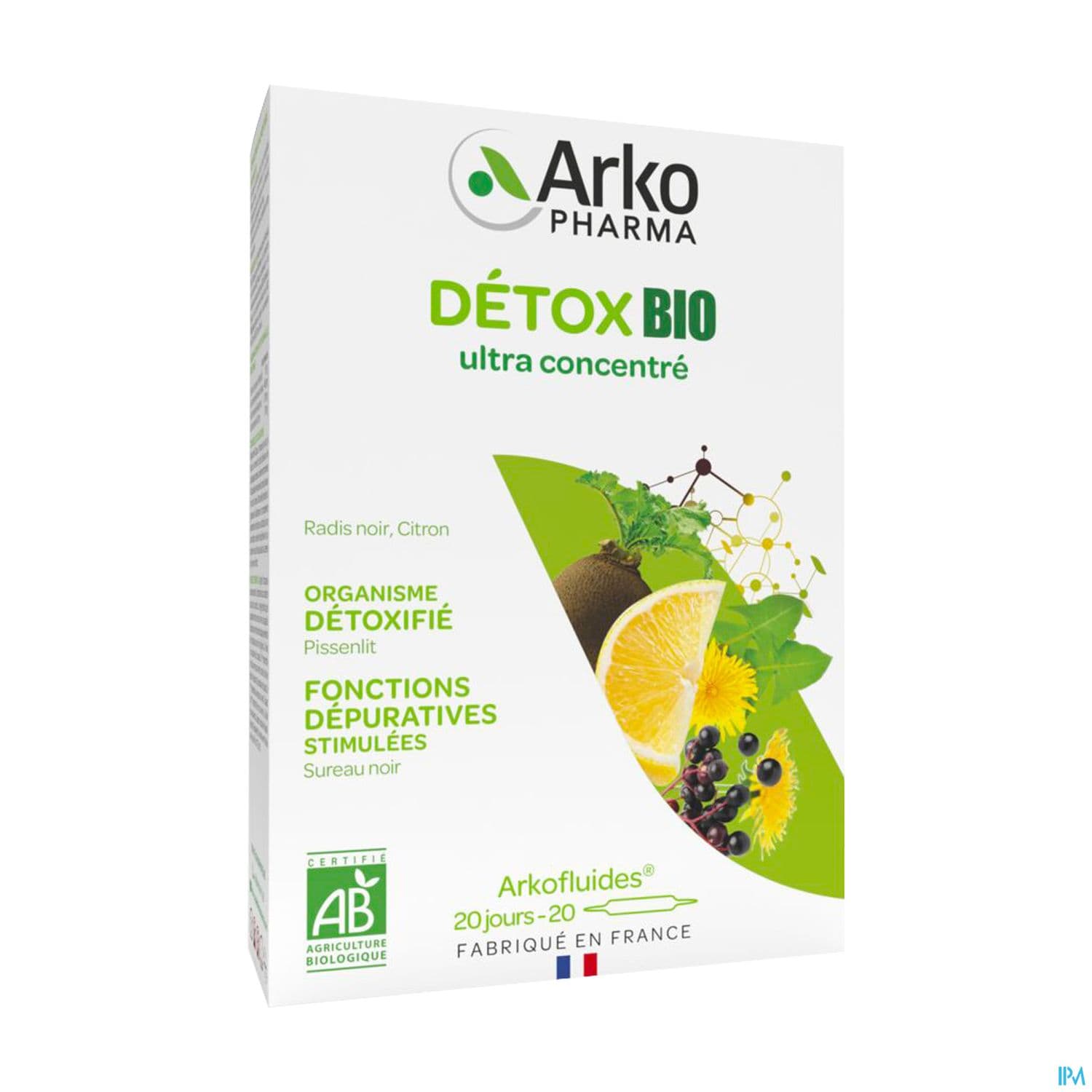 ARKOFL DETOX BIO AMP 20 X10ML