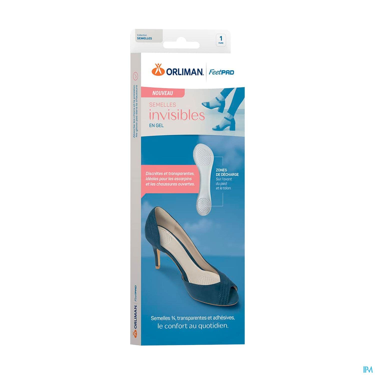 SEMELLE INVISIBLE FEETPAD GEL TU