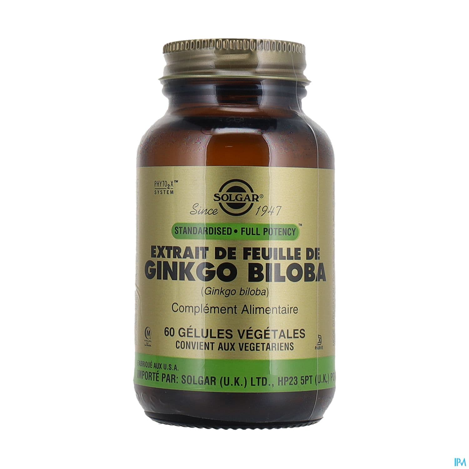 SOLGAR SFP GINKGO BILO GELUL VEG60 — Pharmacie Boetie