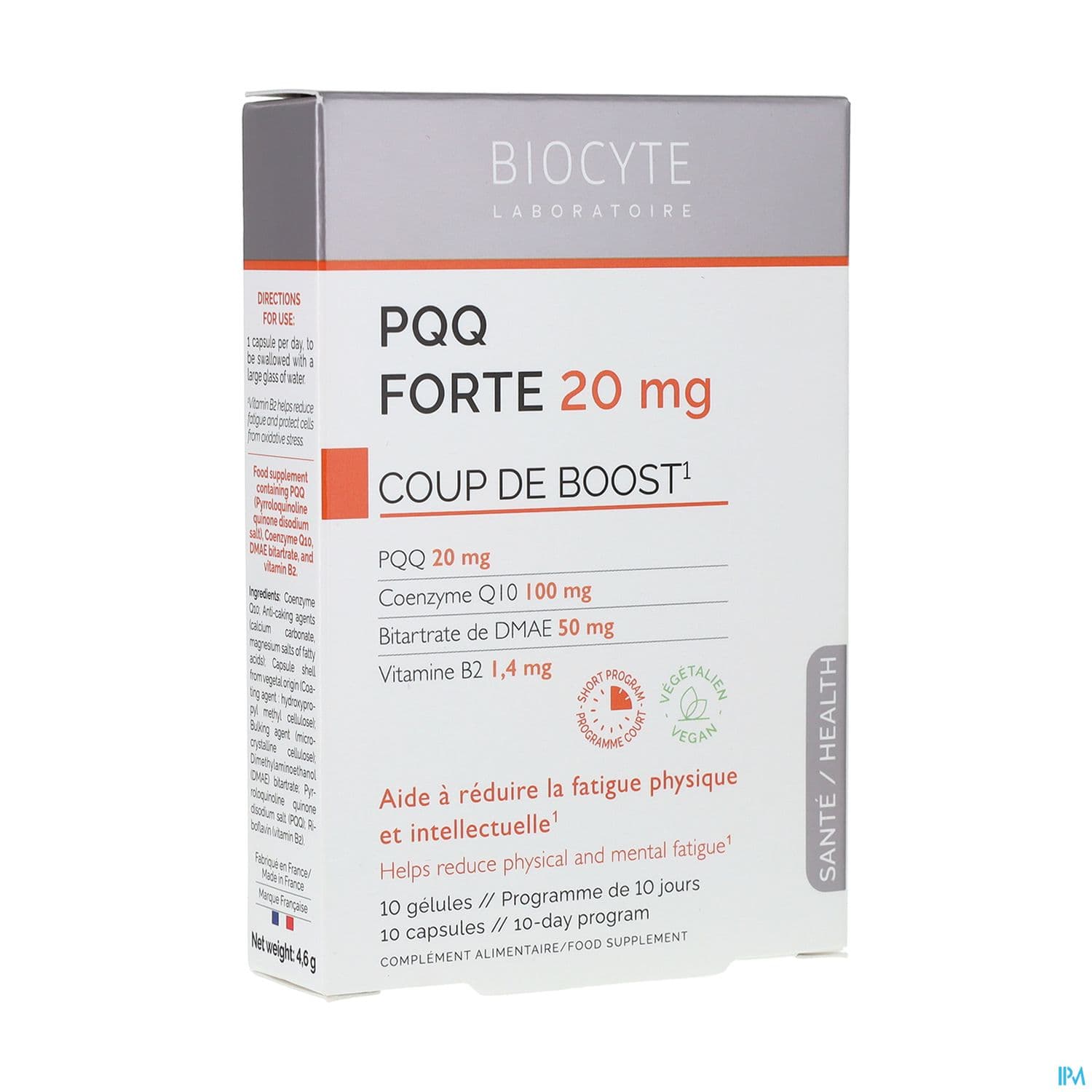 BIOCYTE PQQ FORTE GELUL 10