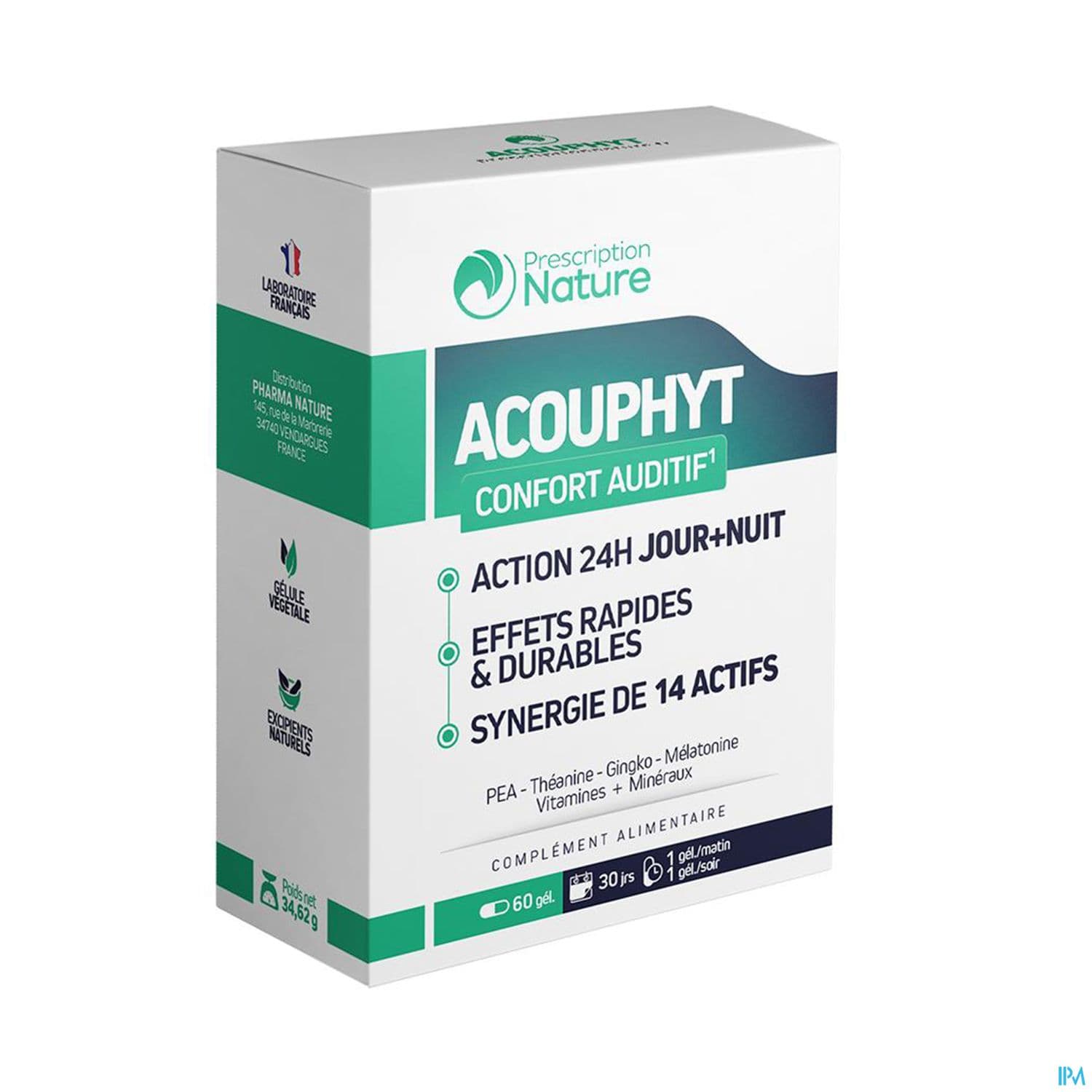 Prescription Nature Acouphyt Gelule 60