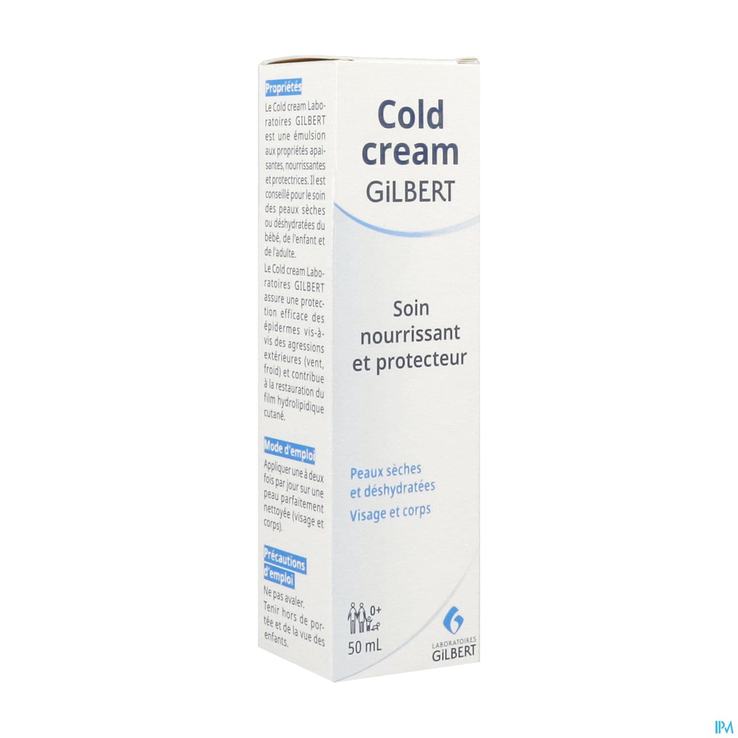 GILBERT COLD CREAM TUB 50ML — Pharmacie du Marché - Fontenay-aux-Roses
