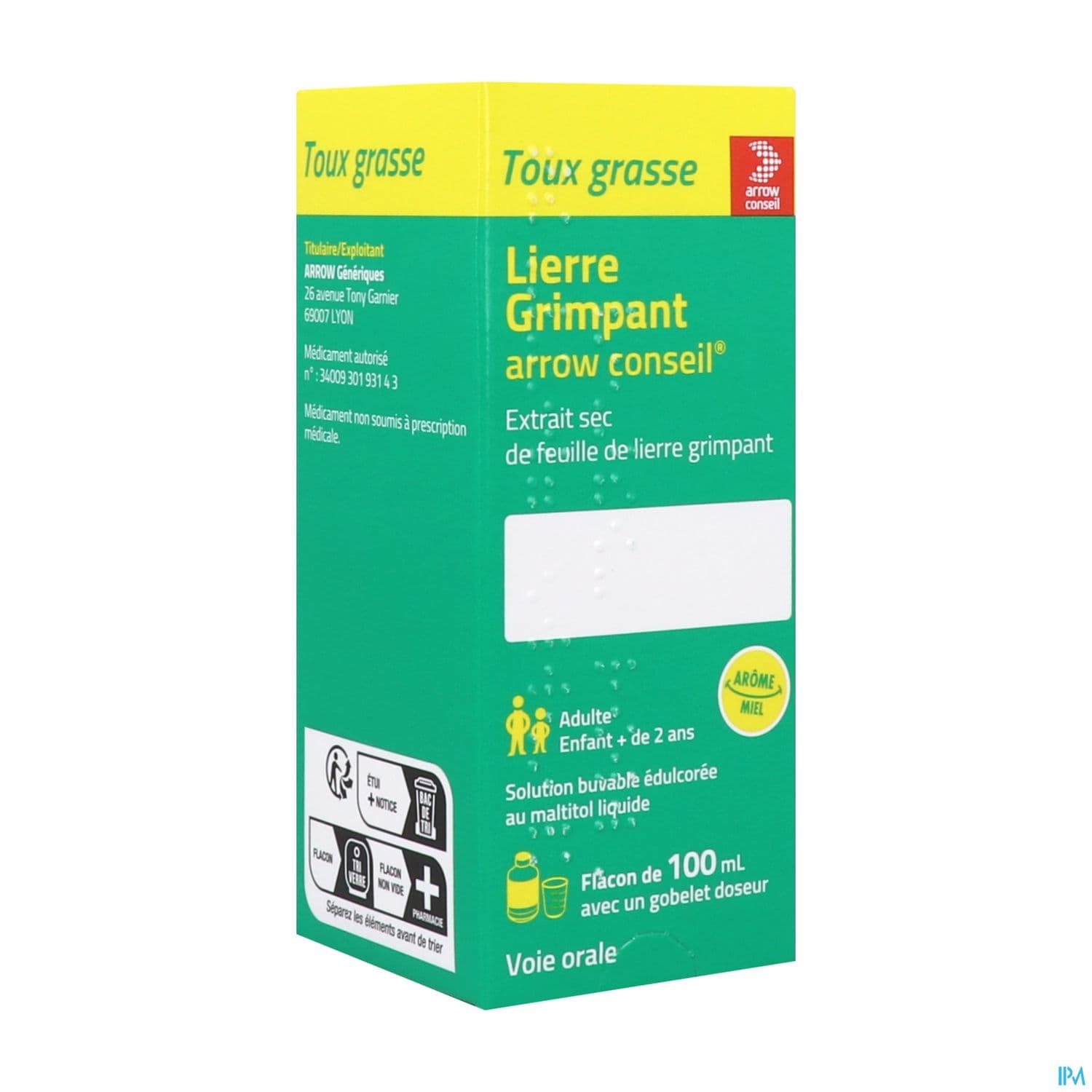 LIERRE GRIMPANT ARROW SOL BUV100ML — Pharmacie Du Vieil Abreuvoir