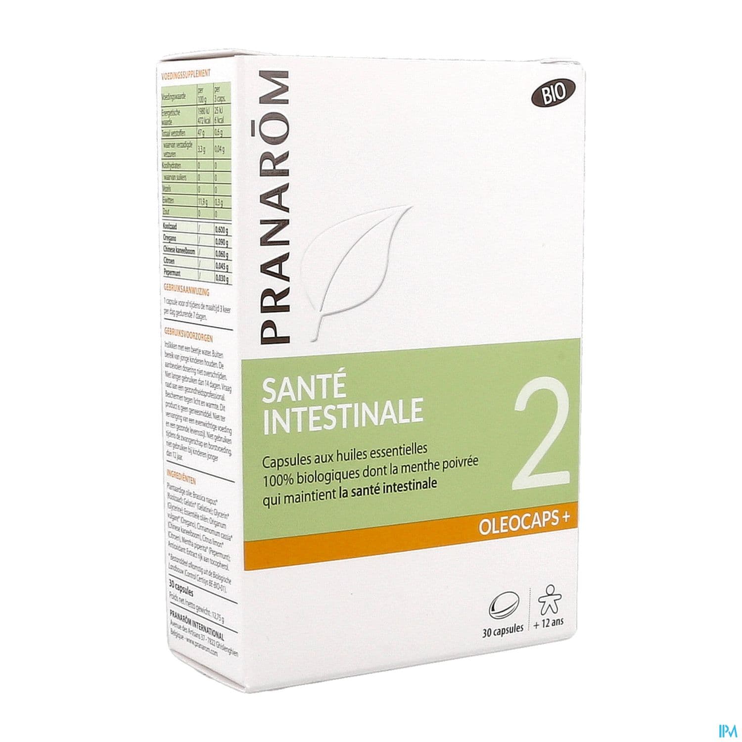 PRANAROM OLEOCAPS+2 INTESTIN CAP30