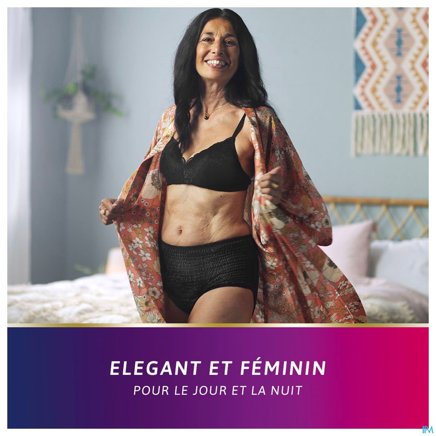 TENA SILHOUETTE PLUS NOIR MED X9