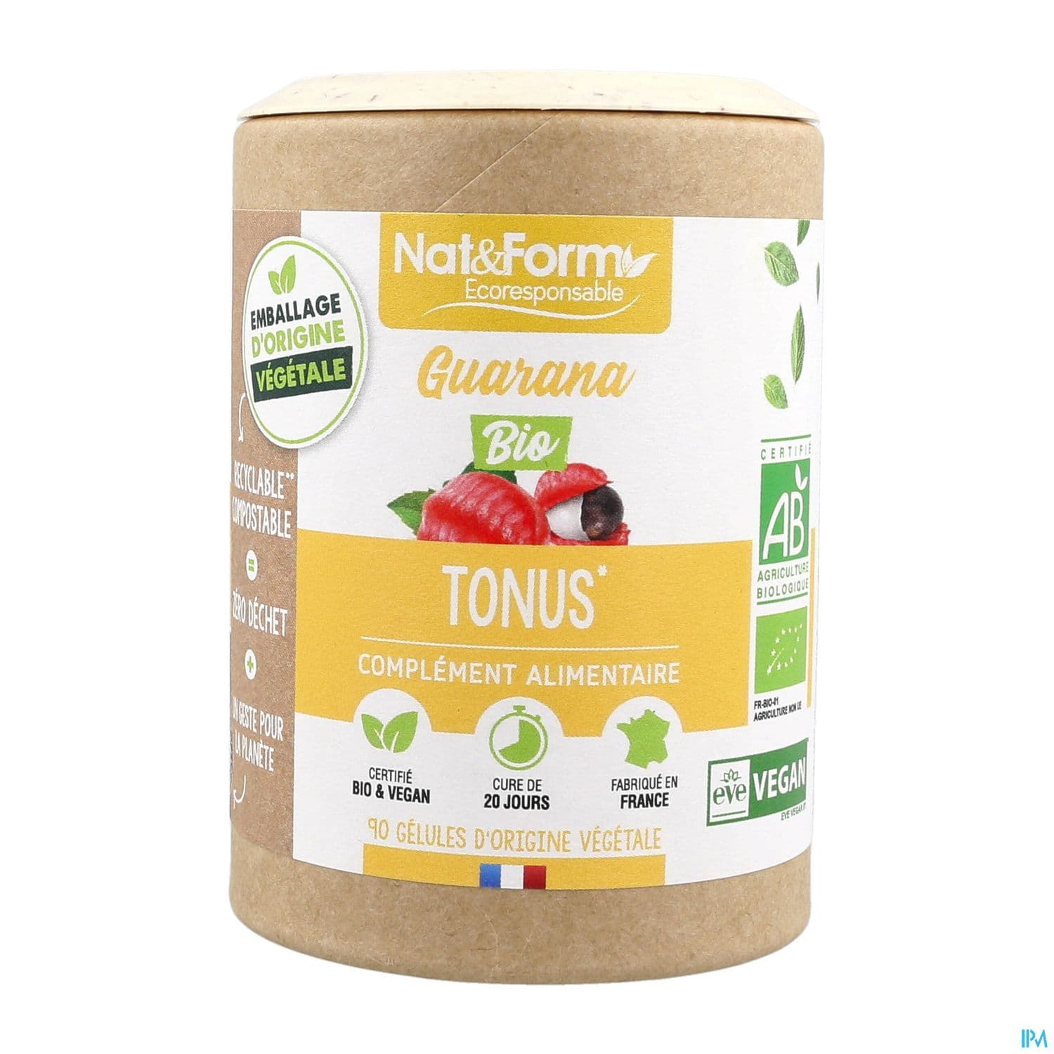Nat Et Form Ecoresponsable Guarana Bio Gelule Vegetale 90 — Pharmacie Pharmavance Pierre Fontaine