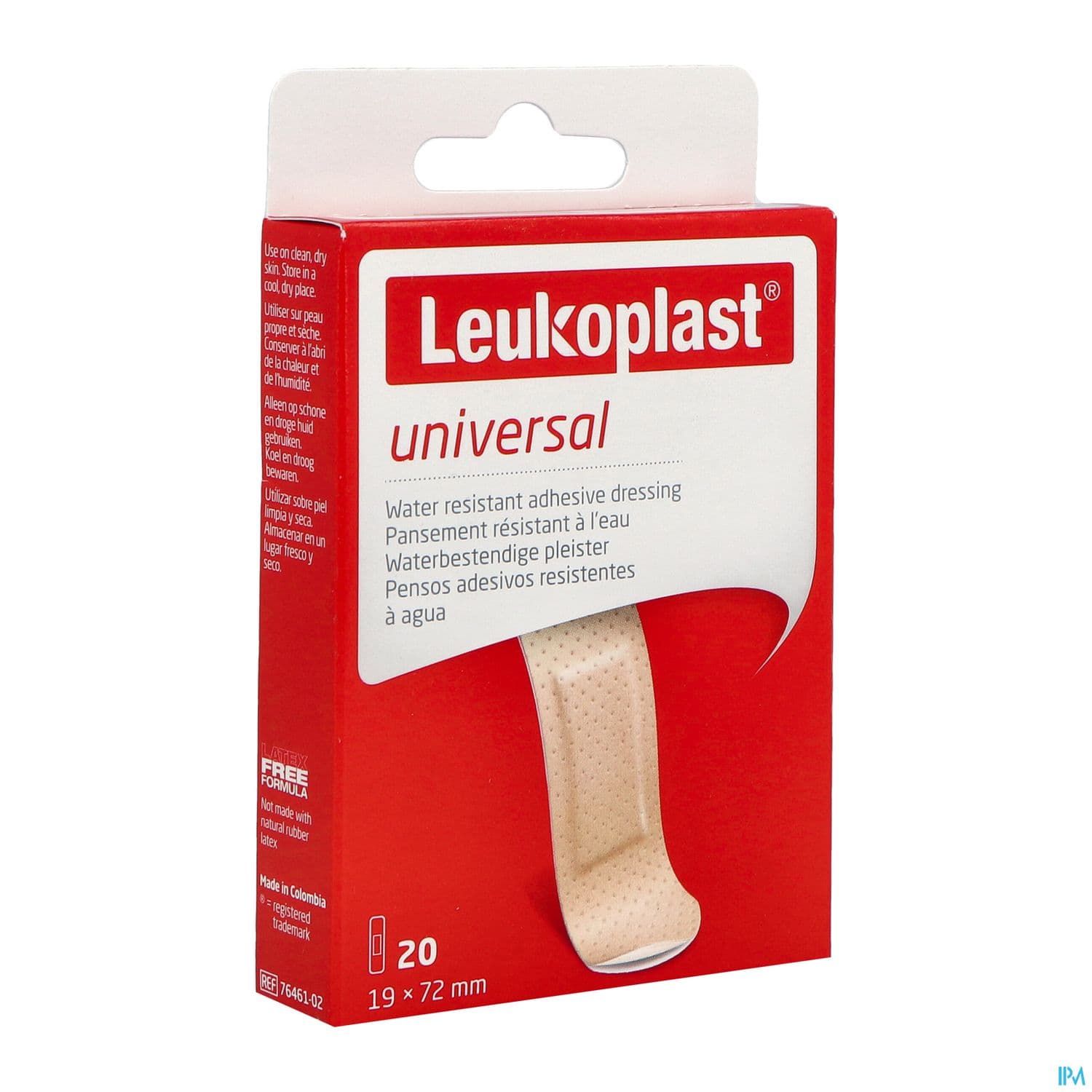 LEUKOPLAST PANS UNIVER7,2X1,9CM 20