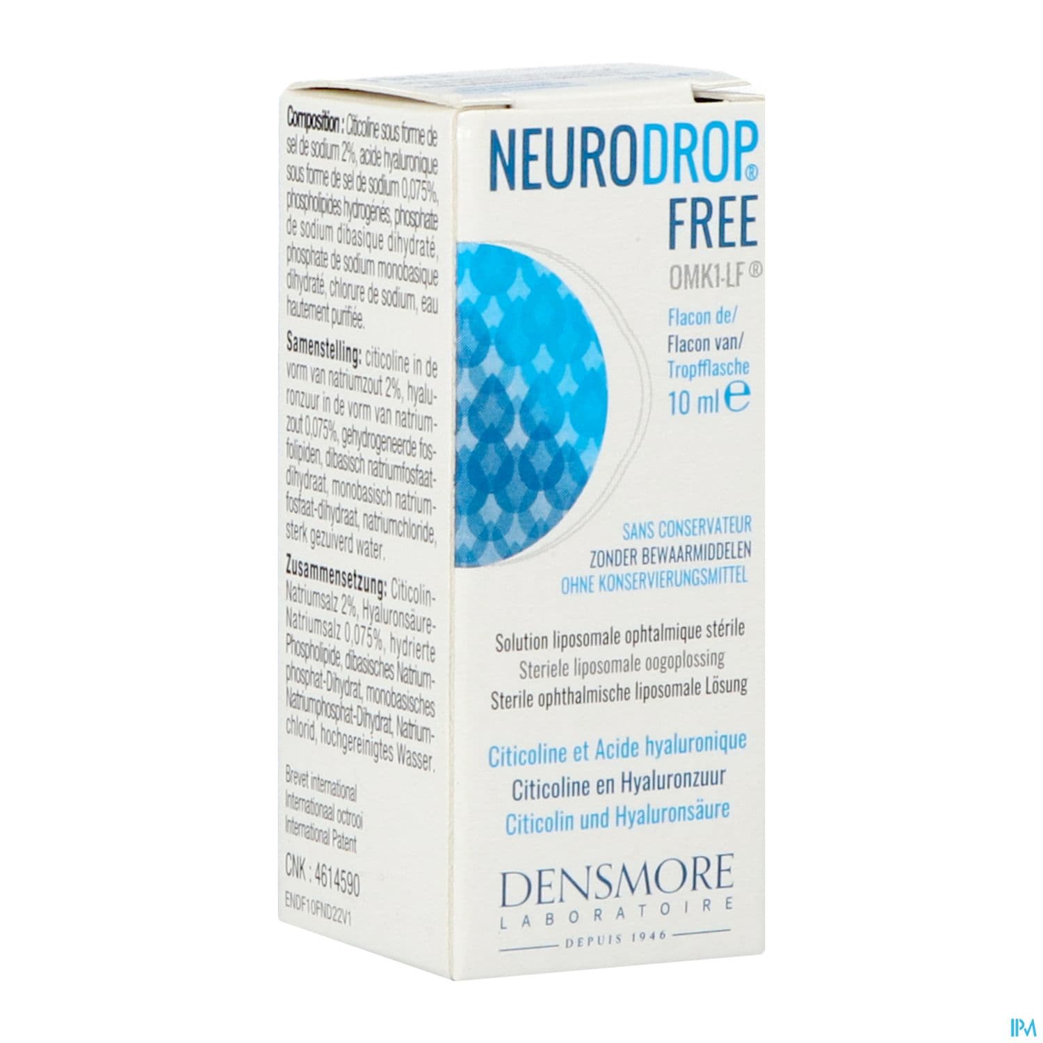 Densmore Neurodrop Free Solution Ophtalmique 10ml