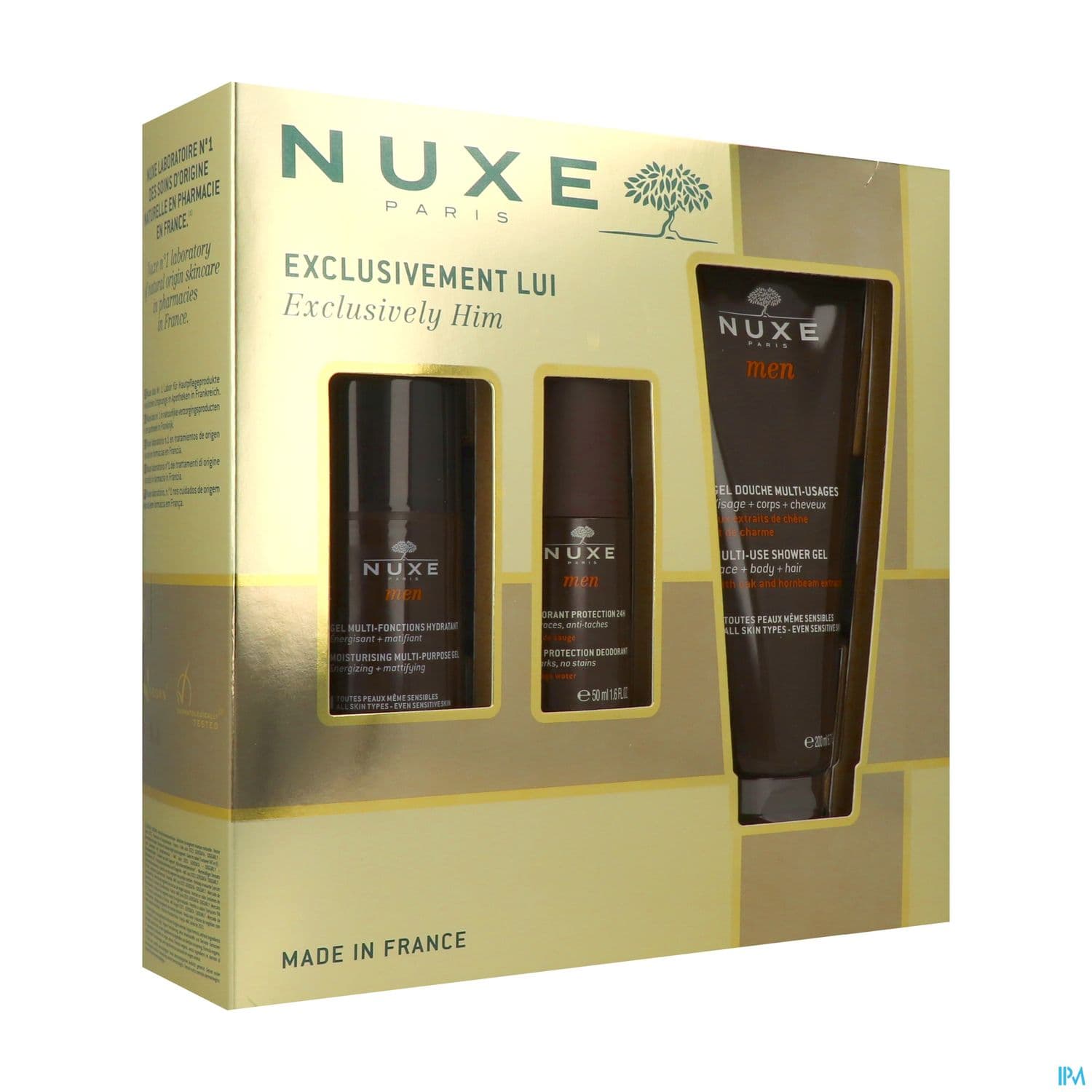 Nuxe Coffret Noel Nuxe Men 2024 3produits