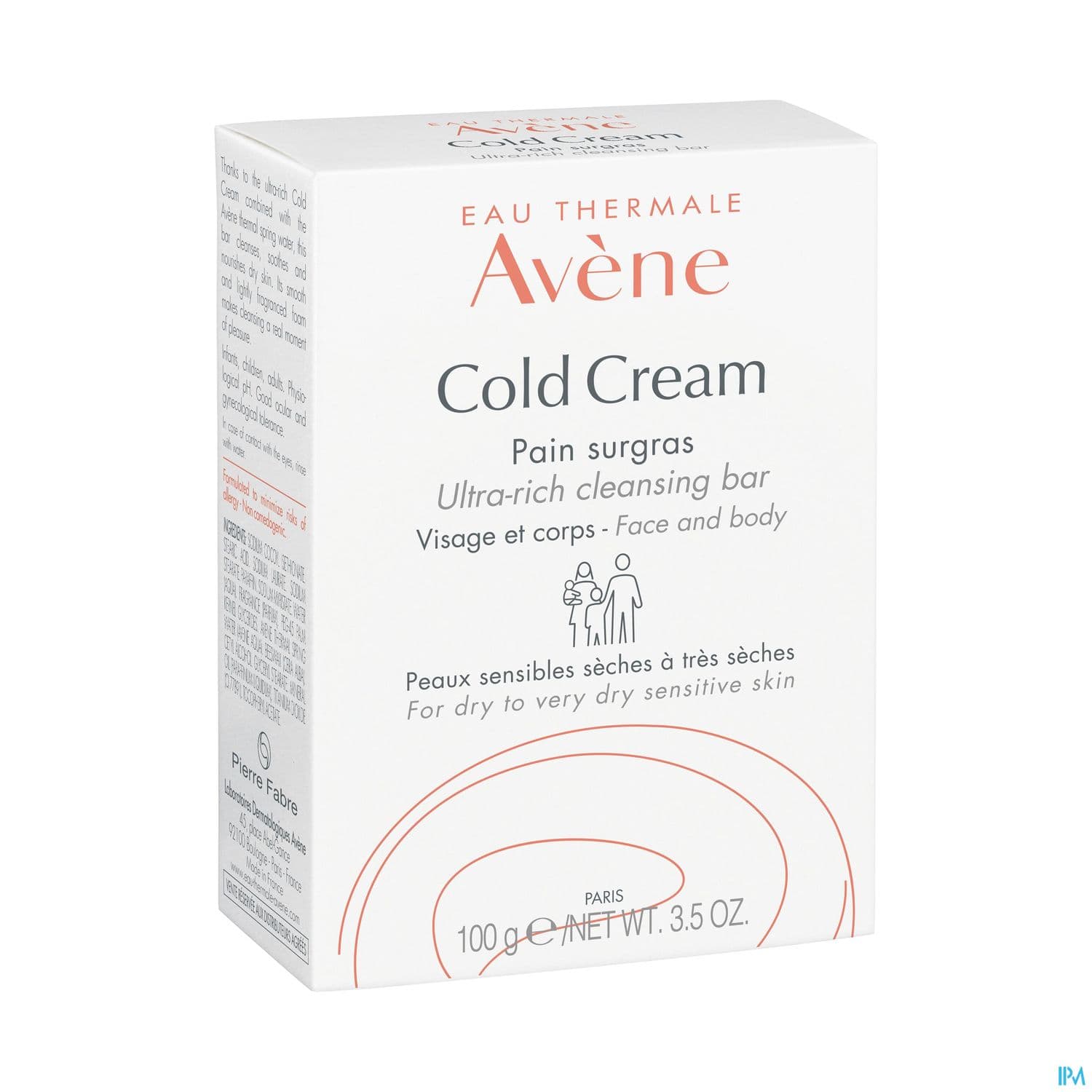 Eau Thermale Avene Cold Cream Pain Surgras 100g