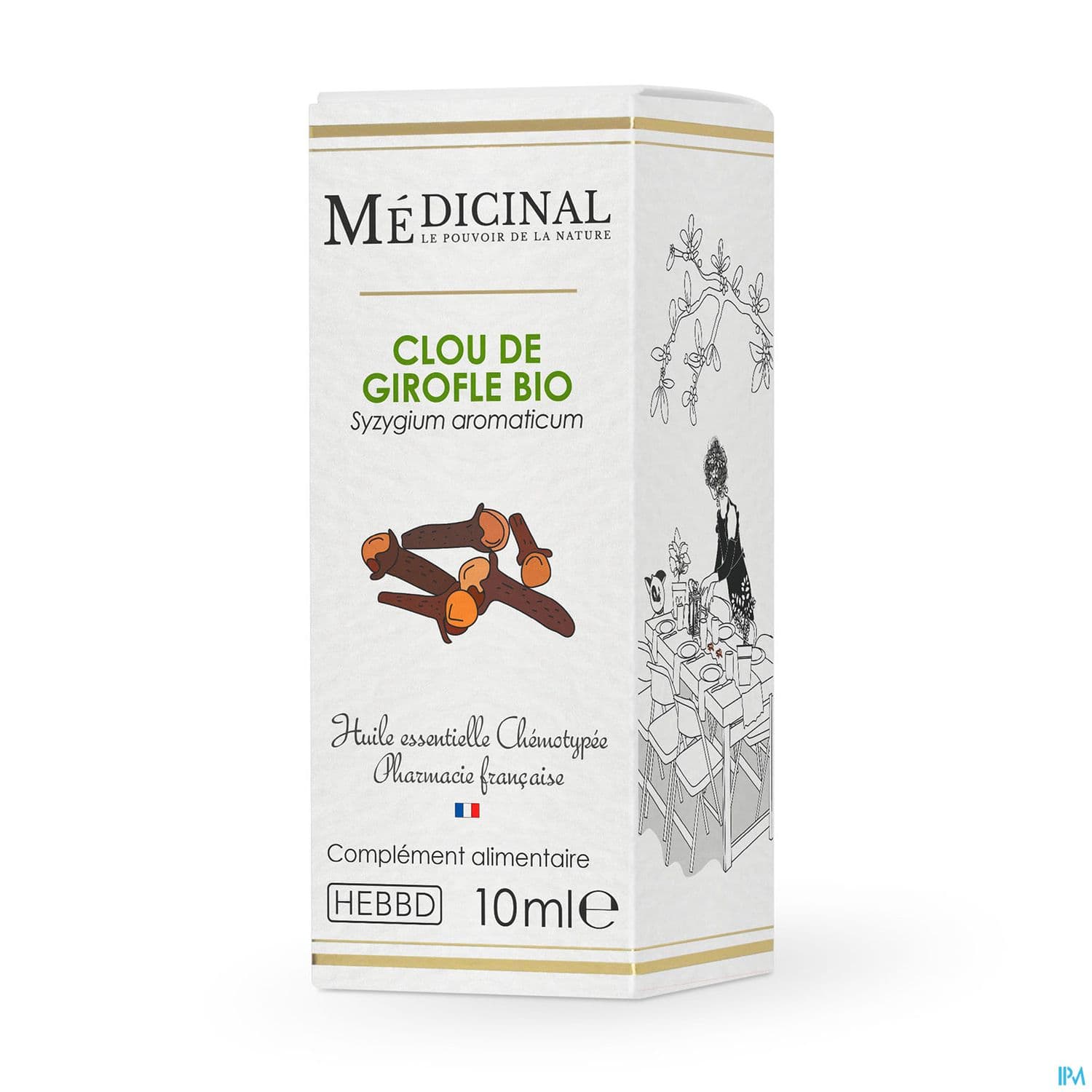 Medicinal Huile Essentielle Clou Girofle Bio 10ml