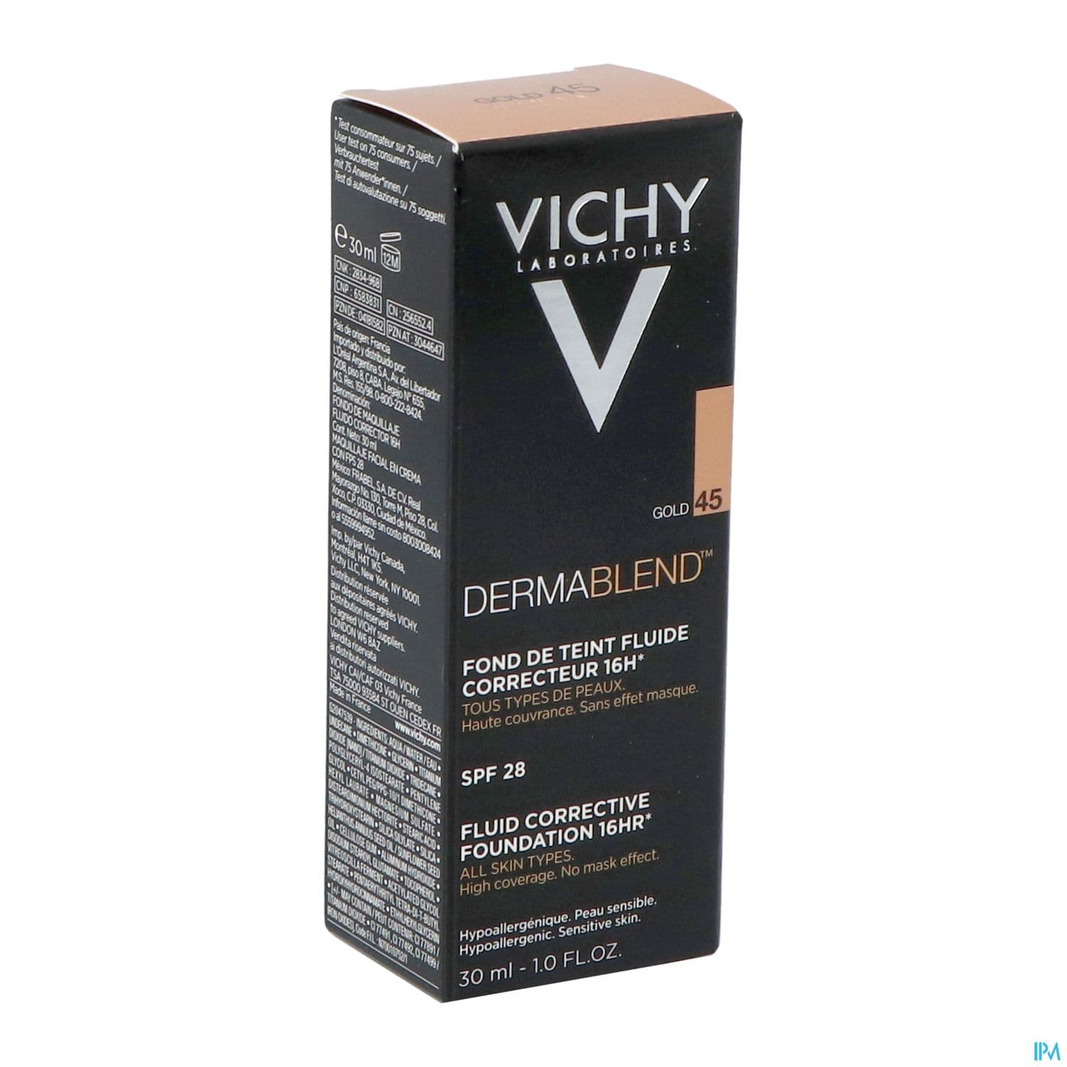 VICHY DERMABLEND FLUID 45 GOLD30ML
