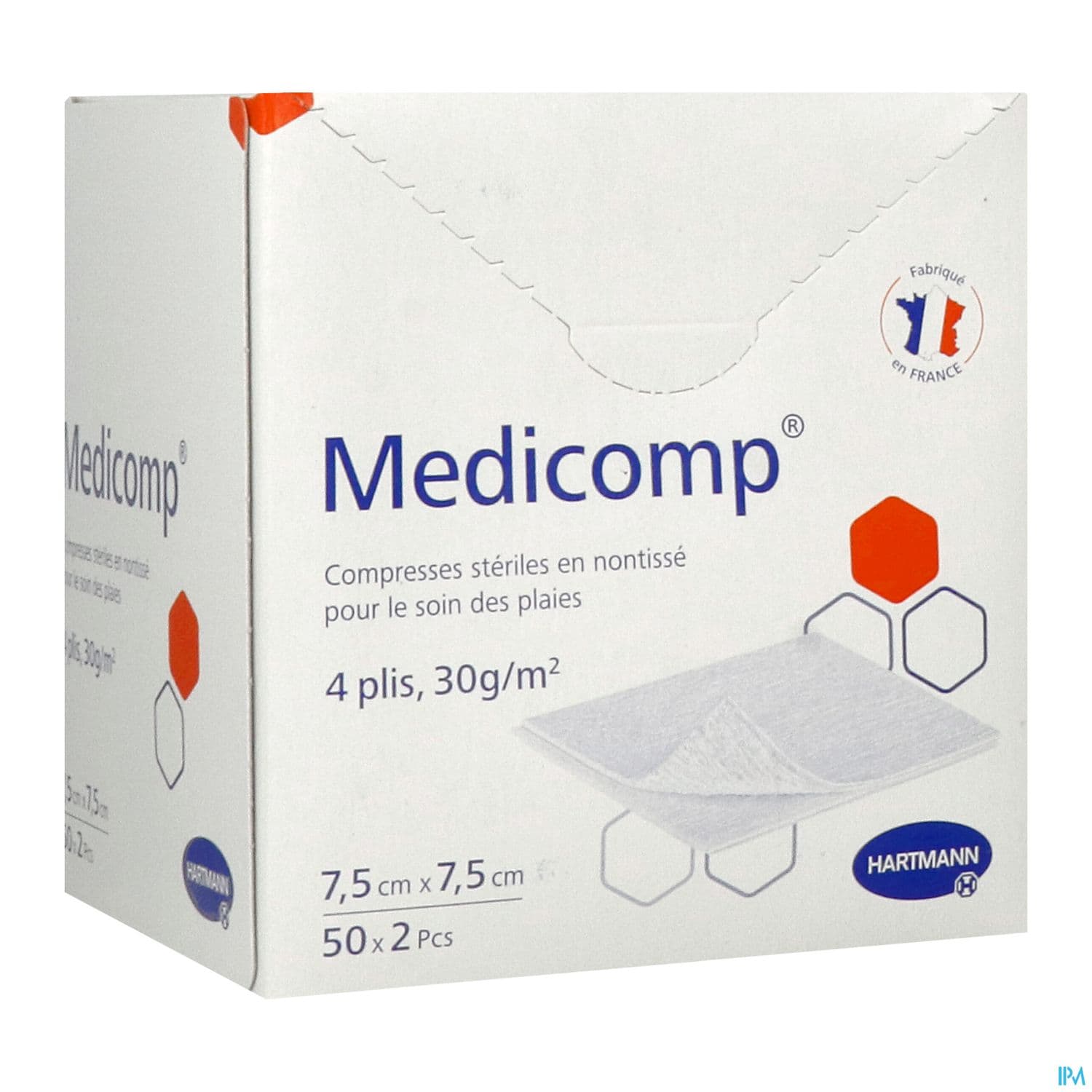 COMP ST MEDICOMP NT 7.5X7.5 2X50 — Pharmacie Centrale - Domène